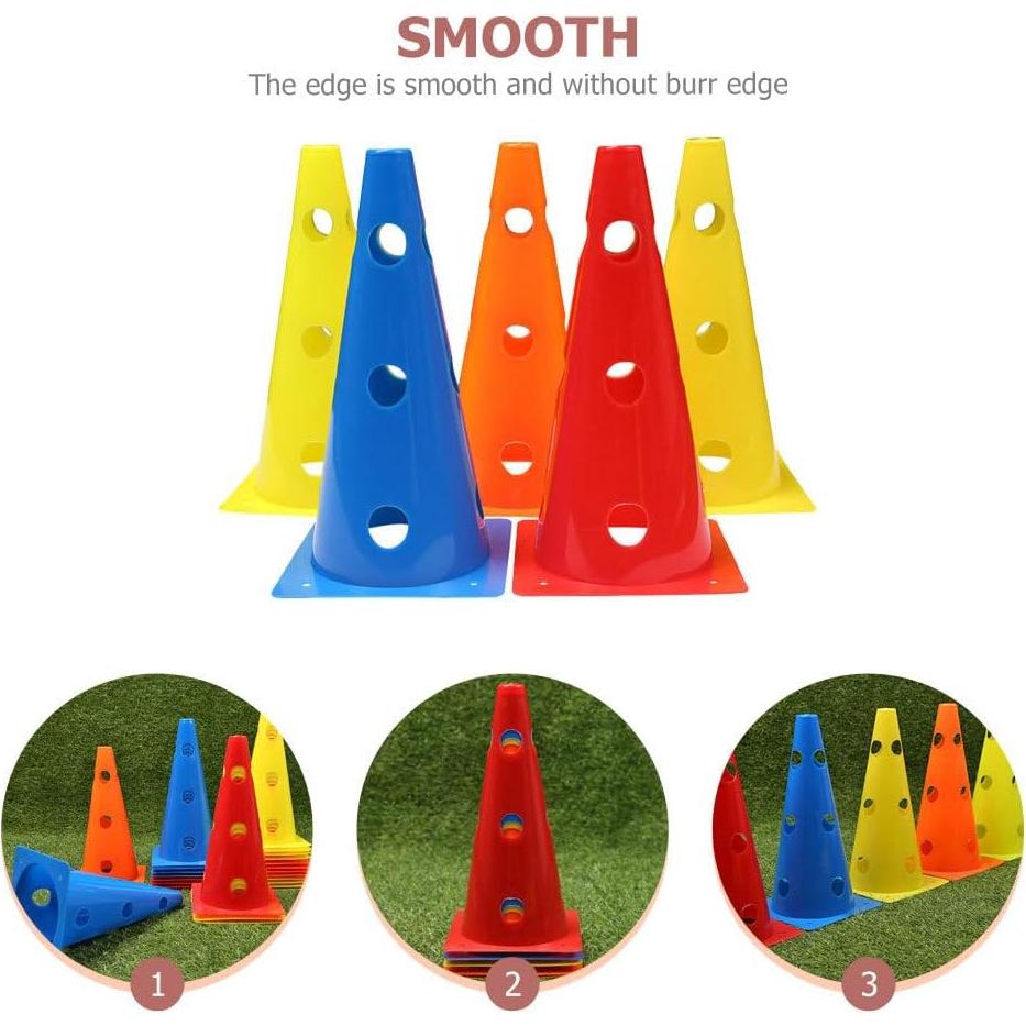 Conos de Agilidad de Plástico BESPORTBLE 5 Piezas 32cm