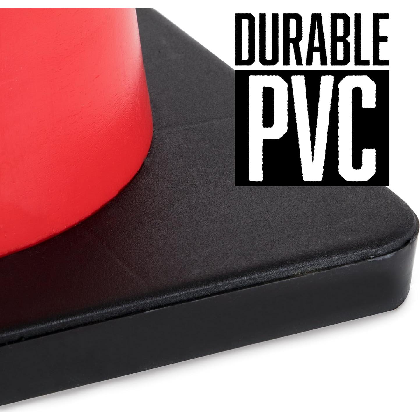 Cono de Seguridad Alto Naranja Fluorescente 61 cm Bolthead