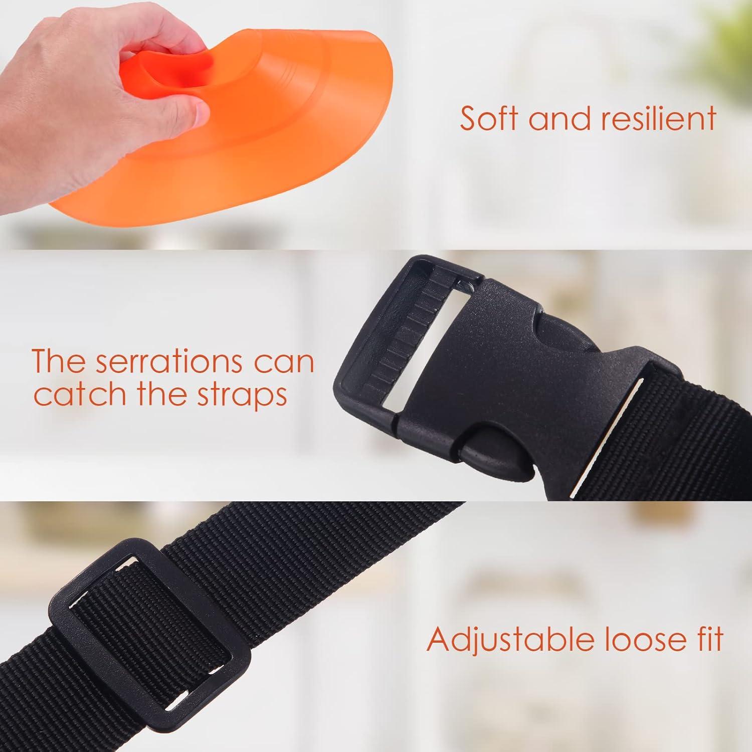 Conos de Agilidad Naranjas Kenning - 100 Piezas con Correas