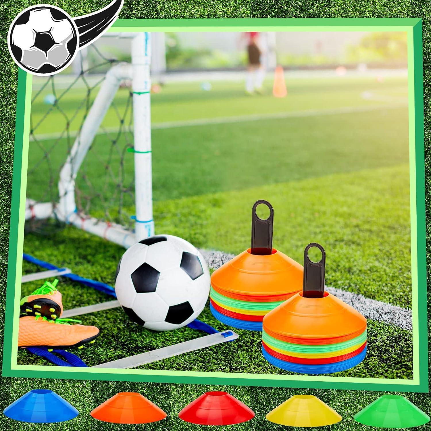 Juego de 100 Conos de Entrenamiento Lewtemi Multicolor 19 cm