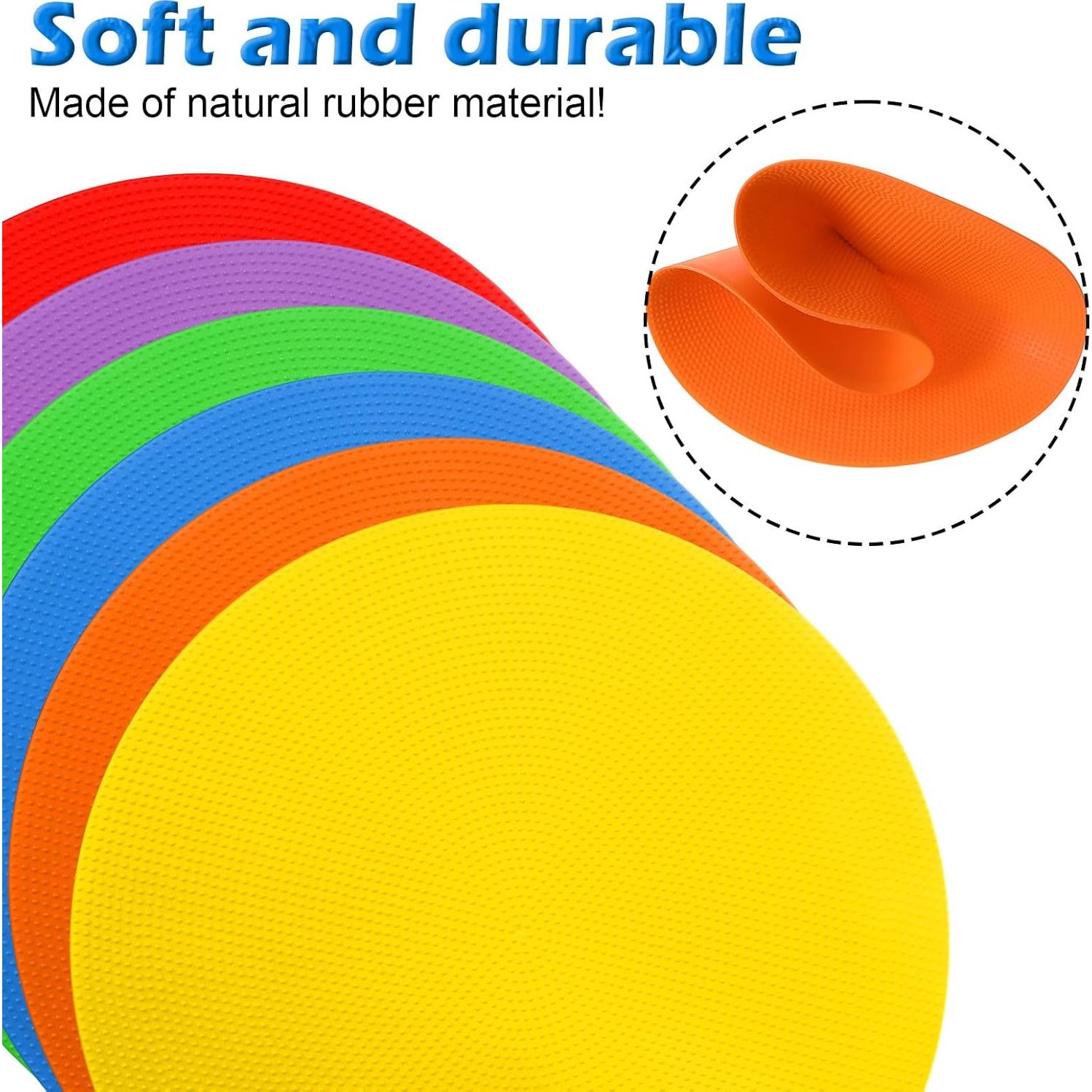 Conos de Entrenamiento HekouJiub 12 Pcs 23 cm Antideslizantes