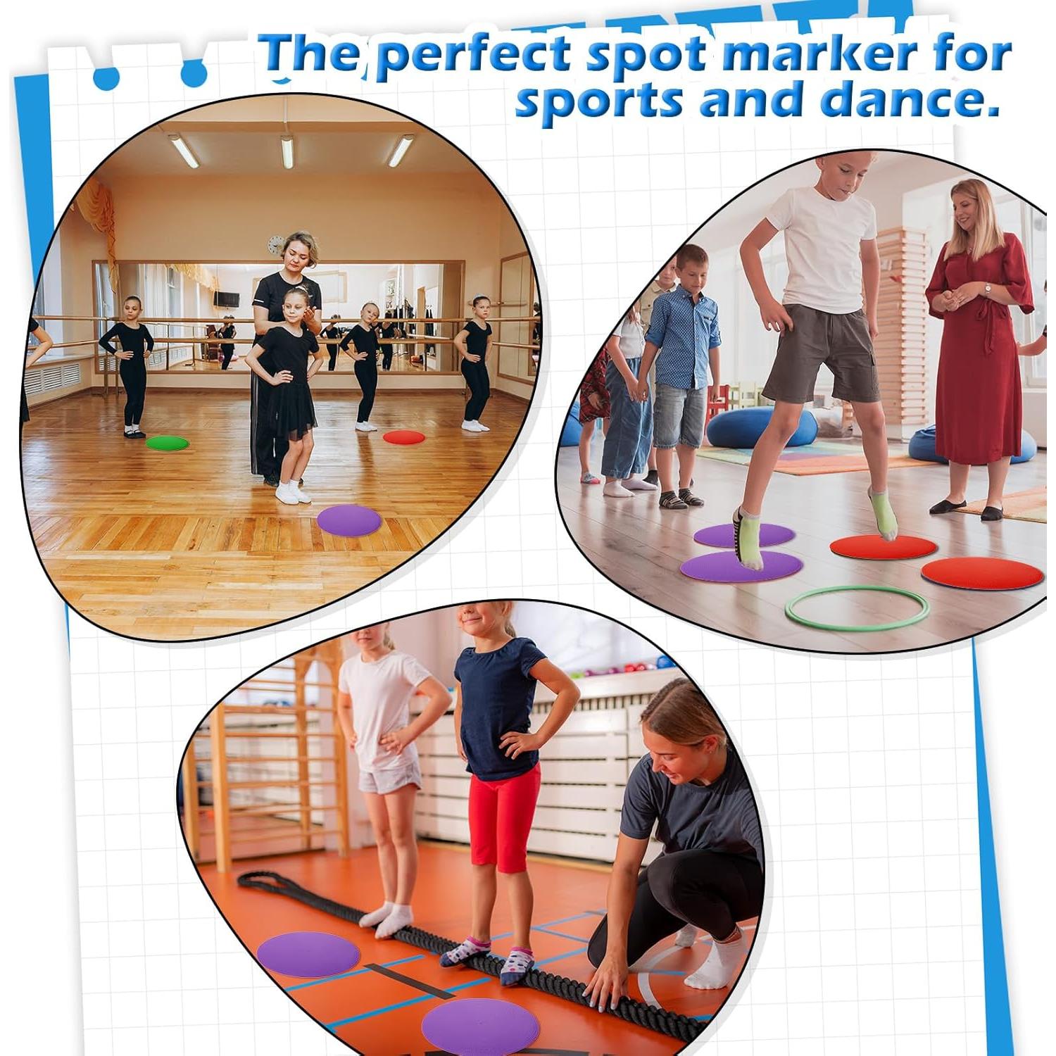 Conos de Entrenamiento HekouJiub 12 Pcs 23 cm Antideslizantes