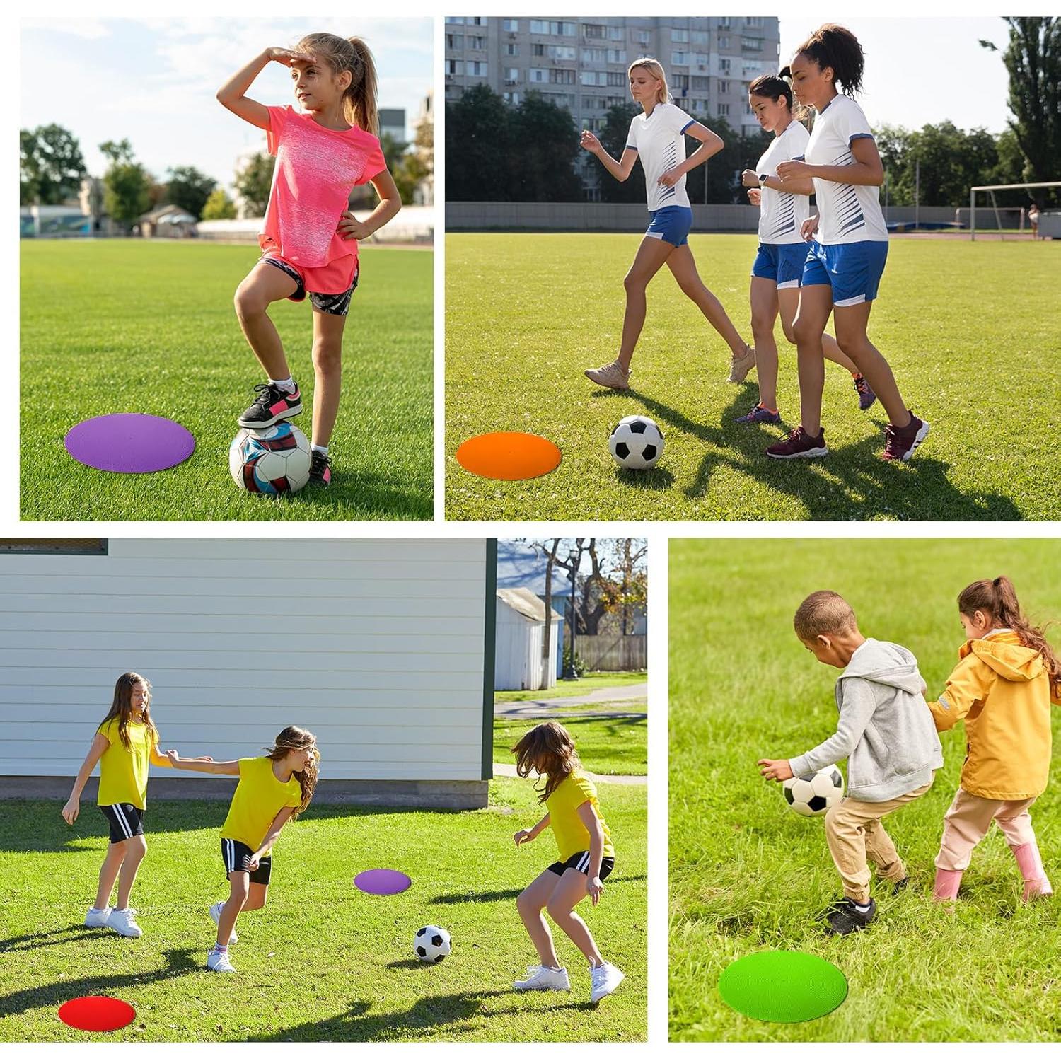 Conos de Entrenamiento HekouJiub 12 Pcs 23 cm Antideslizantes