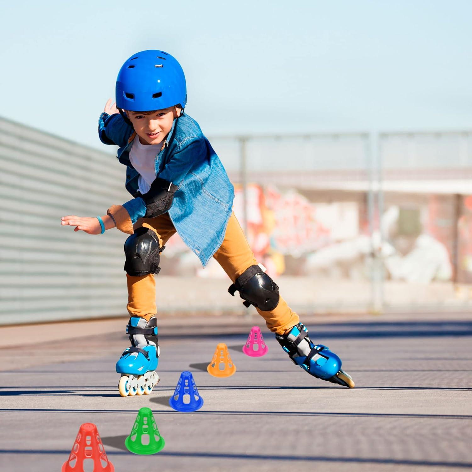 Conos de Agilidad PATIKIL, Paquete de 25 Conos Deportivos 75mm