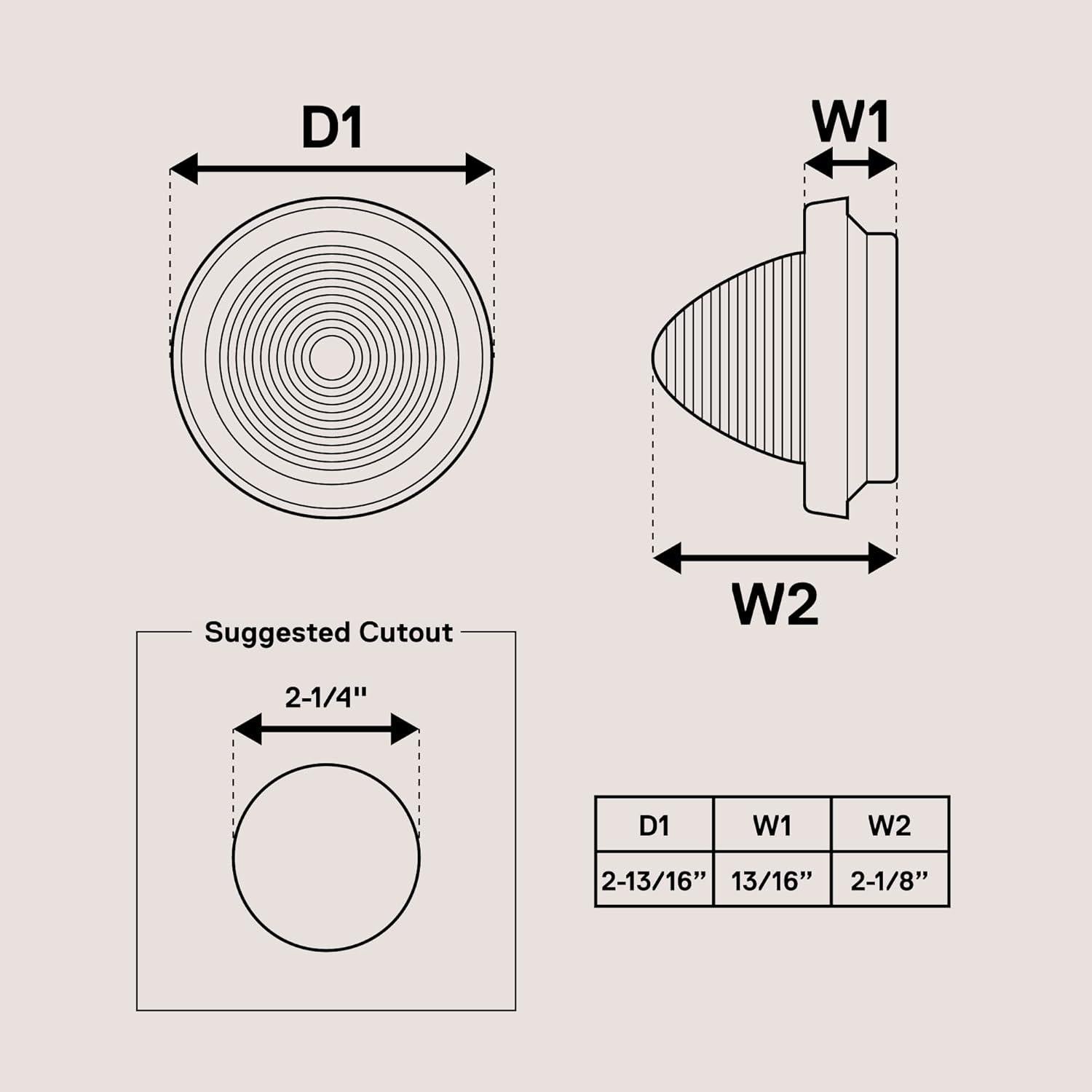Luz Marcador Beehive 2" Rojo True Mods IP67 para Remolque