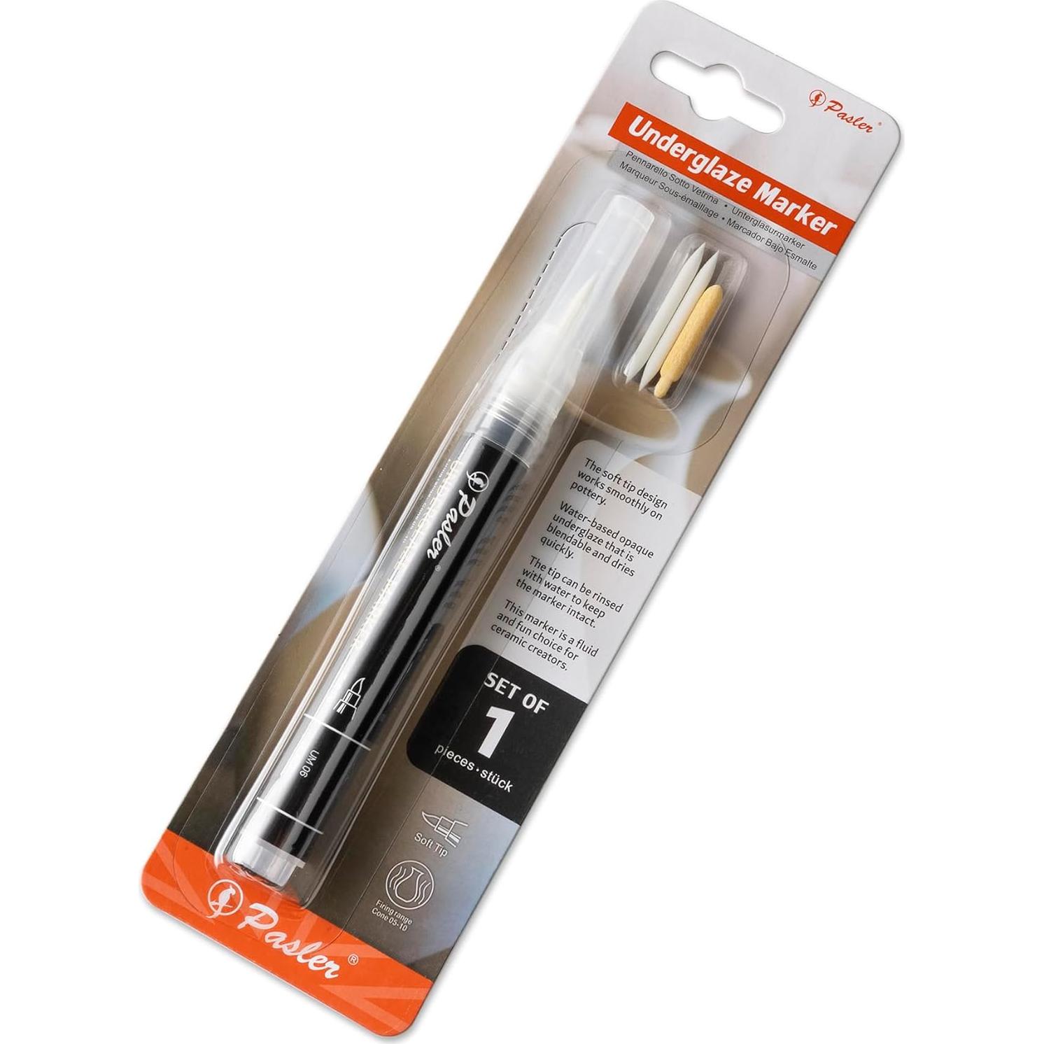 Marcador de Subesmalte Pasler Negro 2mm - Paquete de 1