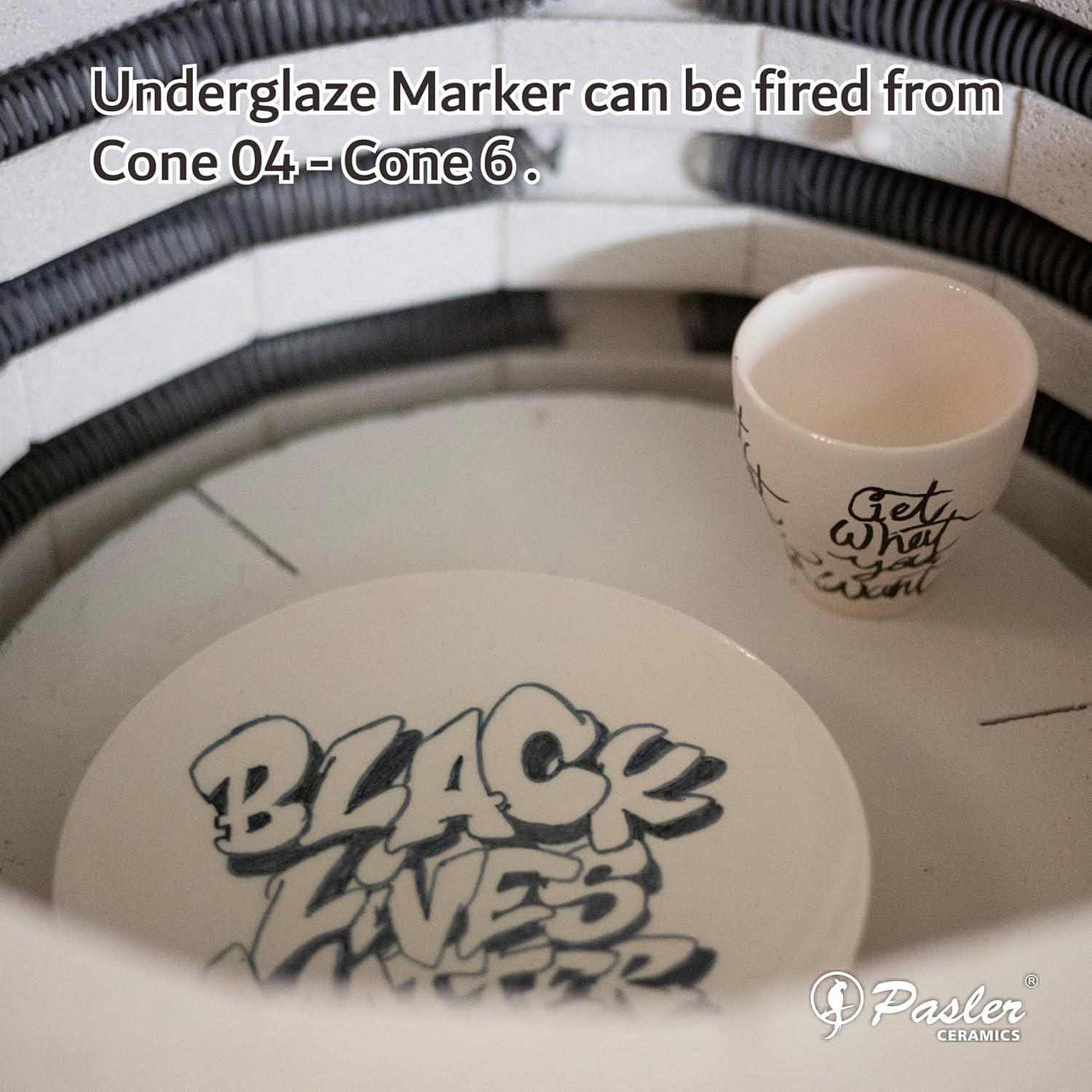 Marcador de Subesmalte Pasler Negro 2mm - Paquete de 1