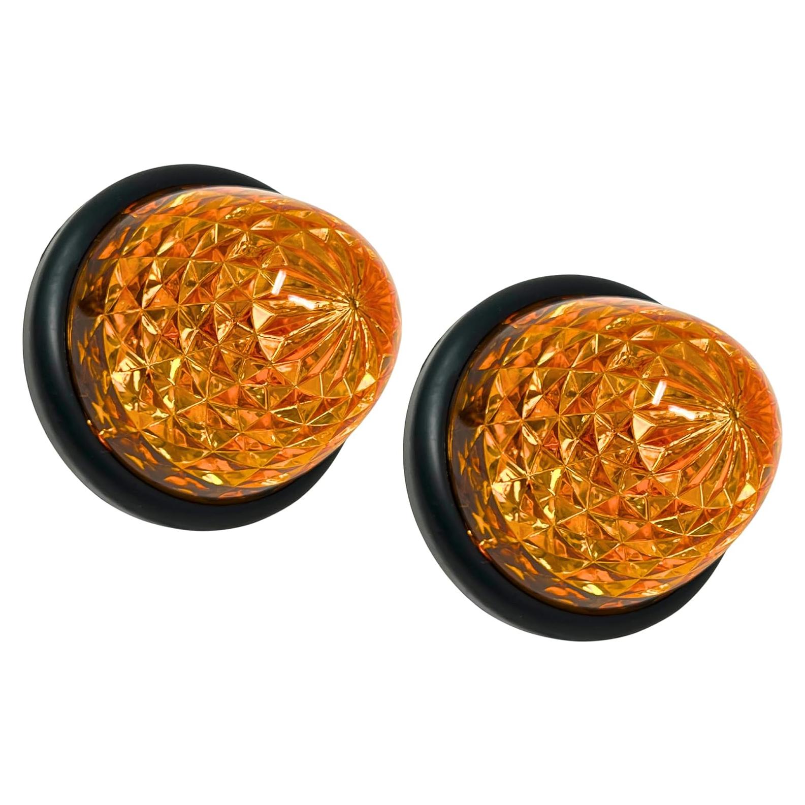 Luz LED Colmena 3.5" Ámbar/Rojo All Star para Remolque 12V