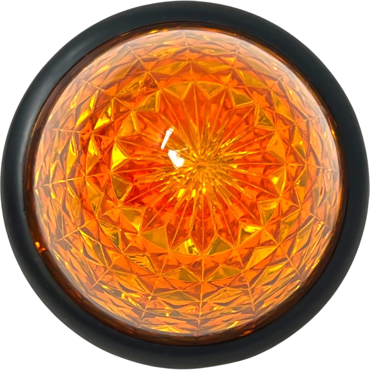 Luz LED Colmena 3.5" Ámbar/Rojo All Star para Remolque 12V