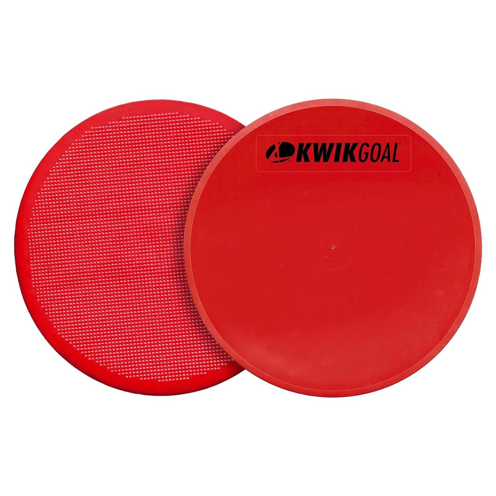 Marcadores Redondos Planos Kwik Goal - Paquete de 10 (25.4 cm)
