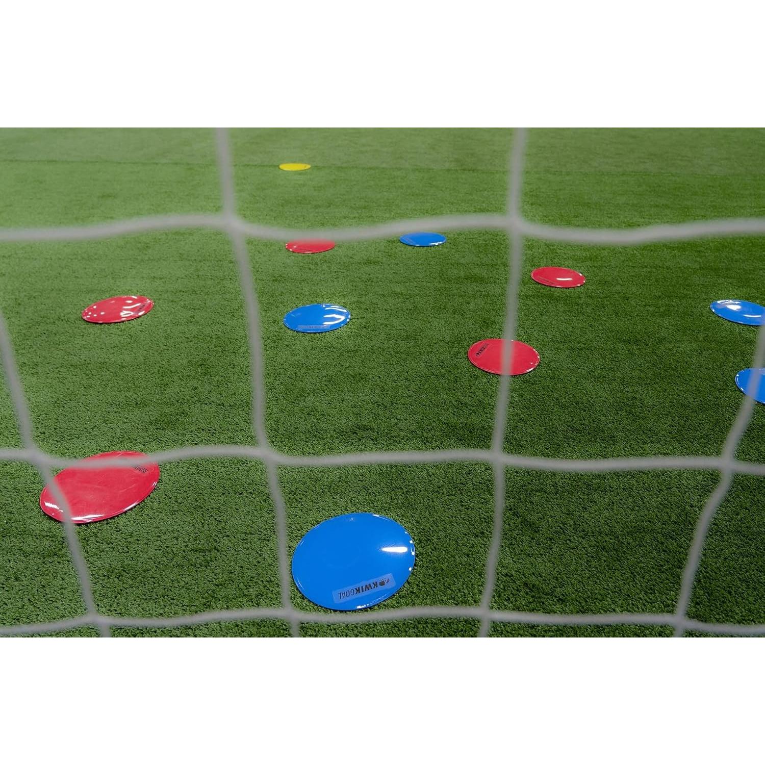 Marcadores Redondos Planos Kwik Goal - Paquete de 10 (25.4 cm)