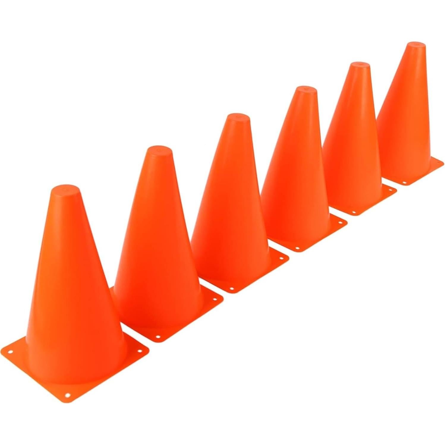 Conos de Seguridad Naranja Juvale 23 cm Paquete de 12