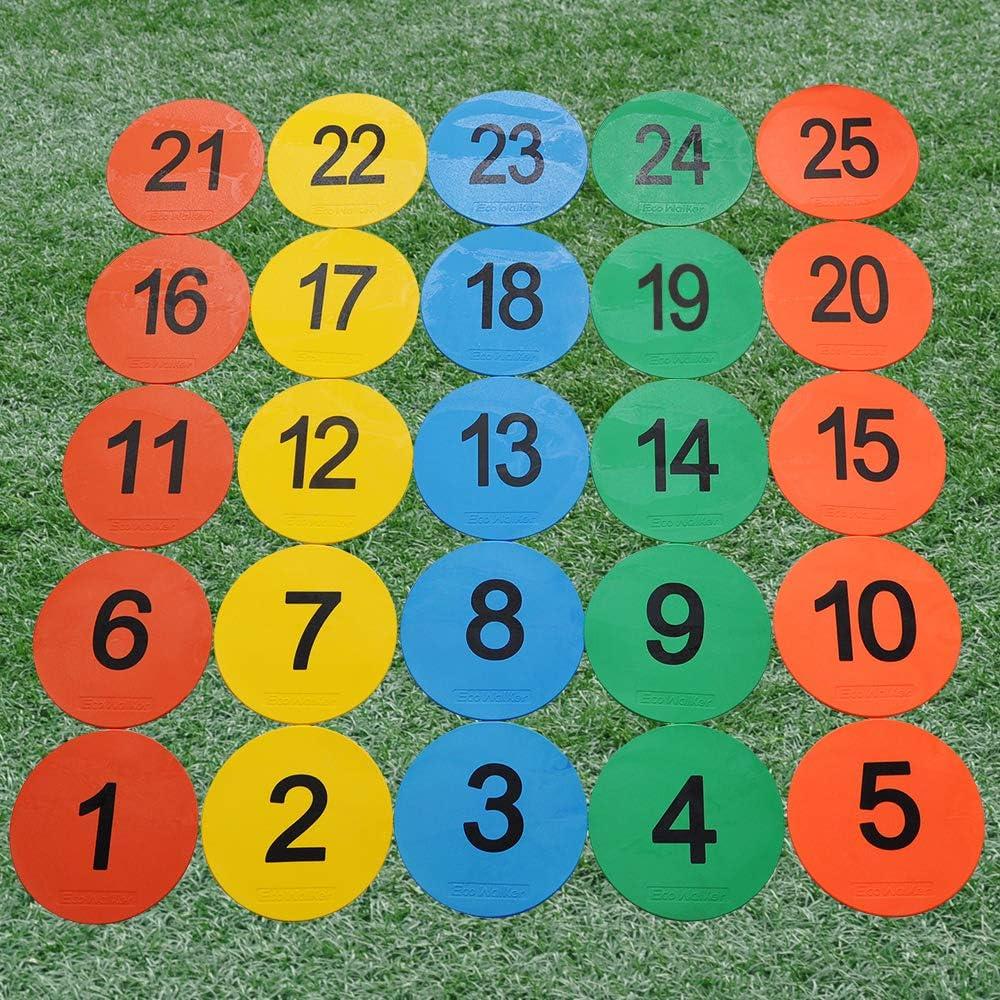 Juego de Marcadores de Punto Antideslizantes Eco Walker 20cm Set 25pcs