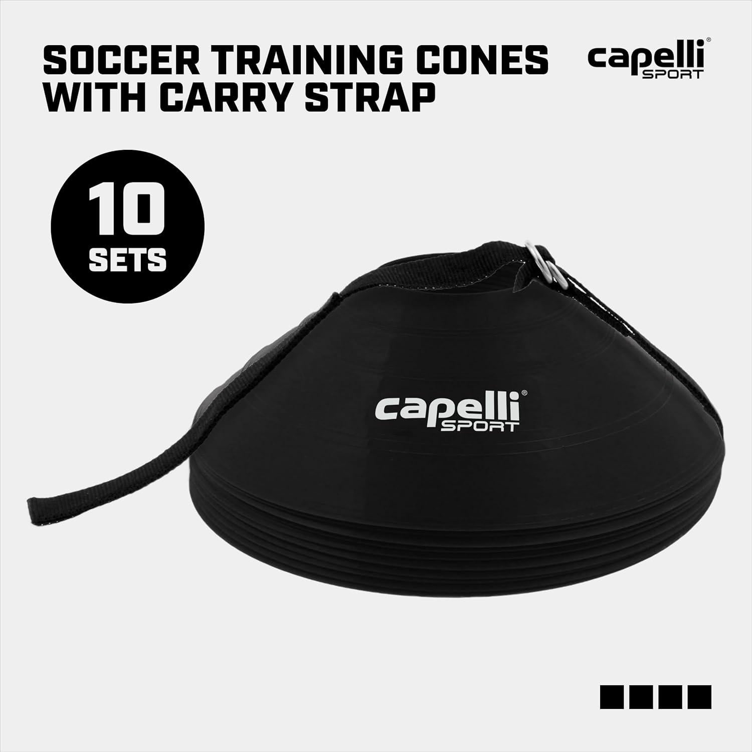 Set de 10 Conos de Entrenamiento Capelli Sport - Agilidad y Práctica