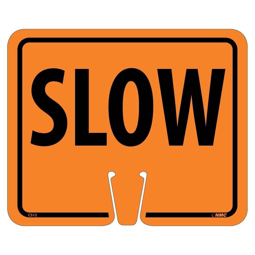 Señal de Tráfico LENTA NMC CS12 - 32.1x26.4 cm Plástico