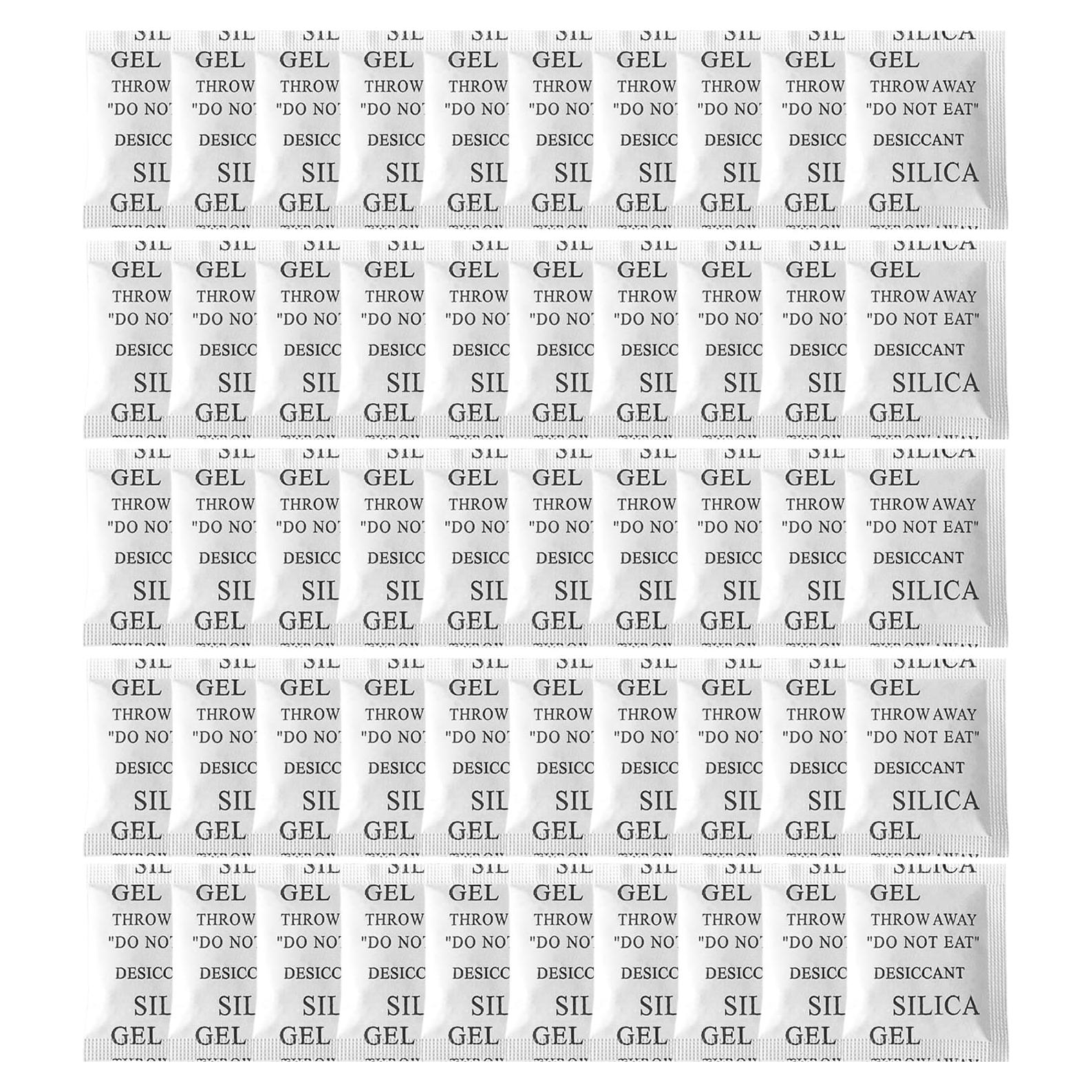 Paquetes Deshidratantes de Gel de Sílice Smaring 50PCS 5g