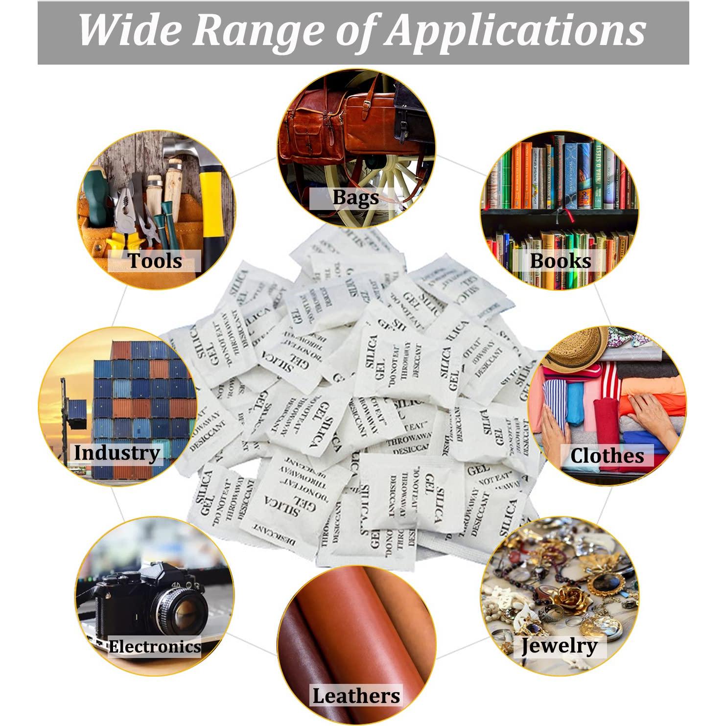 Paquetes Deshidratantes de Gel de Sílice Smaring 50PCS 5g