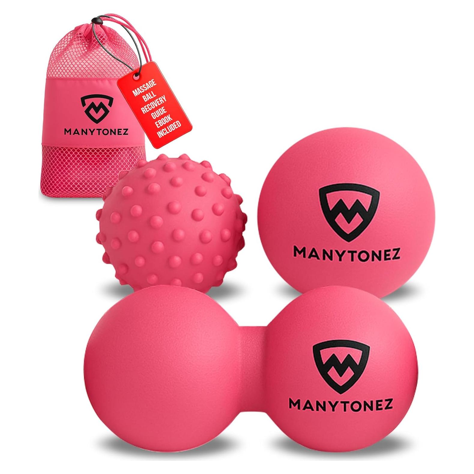 Juego de Pelotas de Masaje MANYTONEZ - Alivio Muscular y Postural