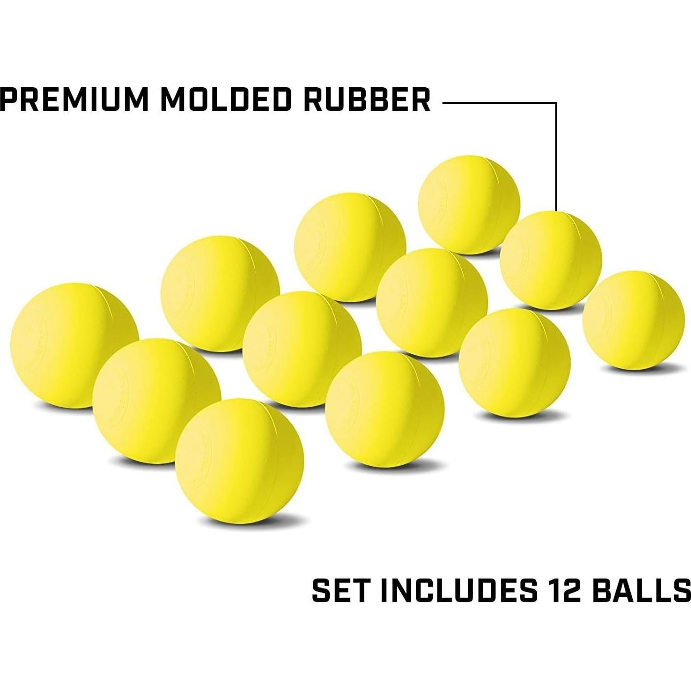 Pelotas de Lacrosse Champro LBNGO Paquete de 12 Oro