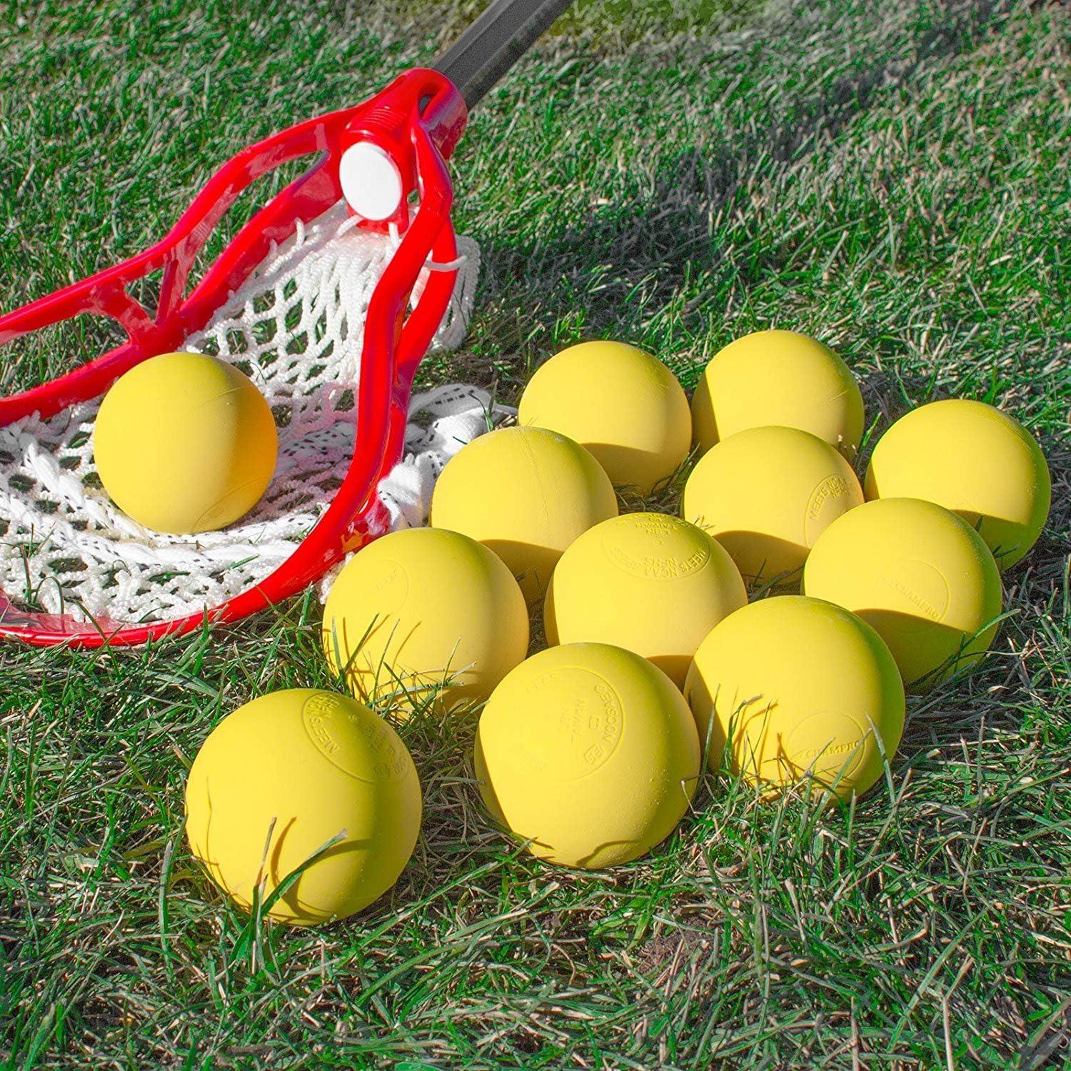 Pelotas de Lacrosse Champro LBNGO Paquete de 12 Oro