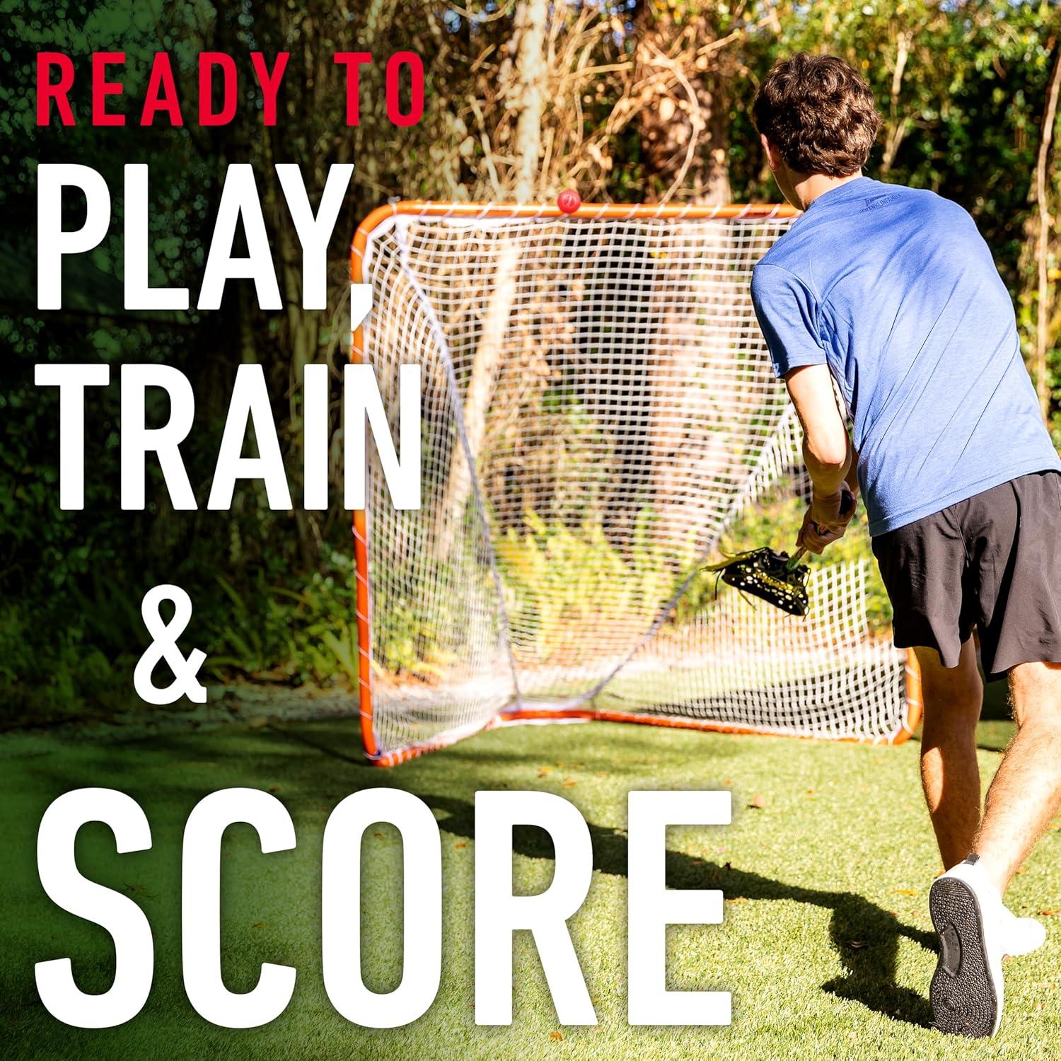 Cubeta con 20 Balones de Lacrosse Suaves Franklin Sports