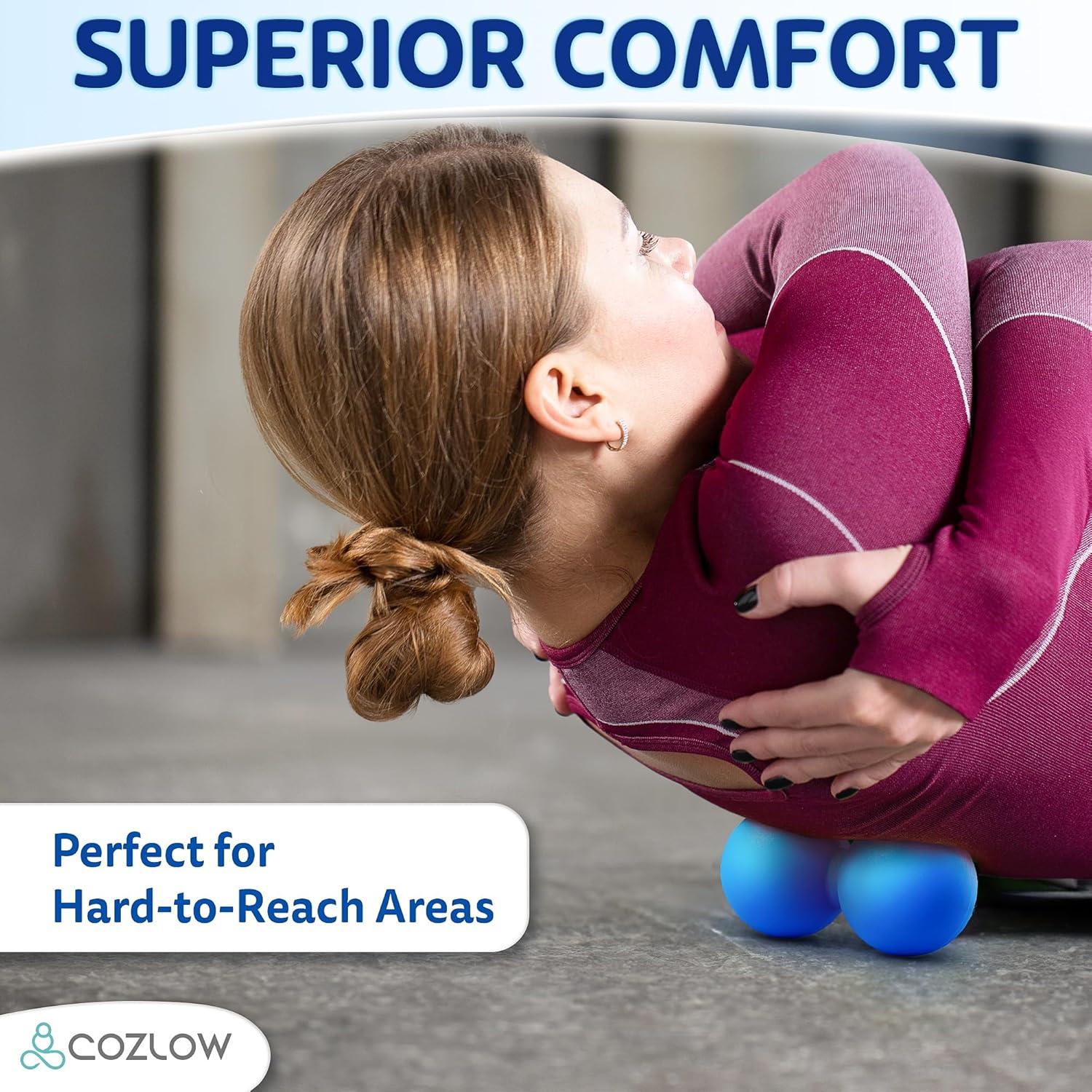 Bola de Masaje Doble Lacrosse Cozlow - Alivio Dolor Muscular