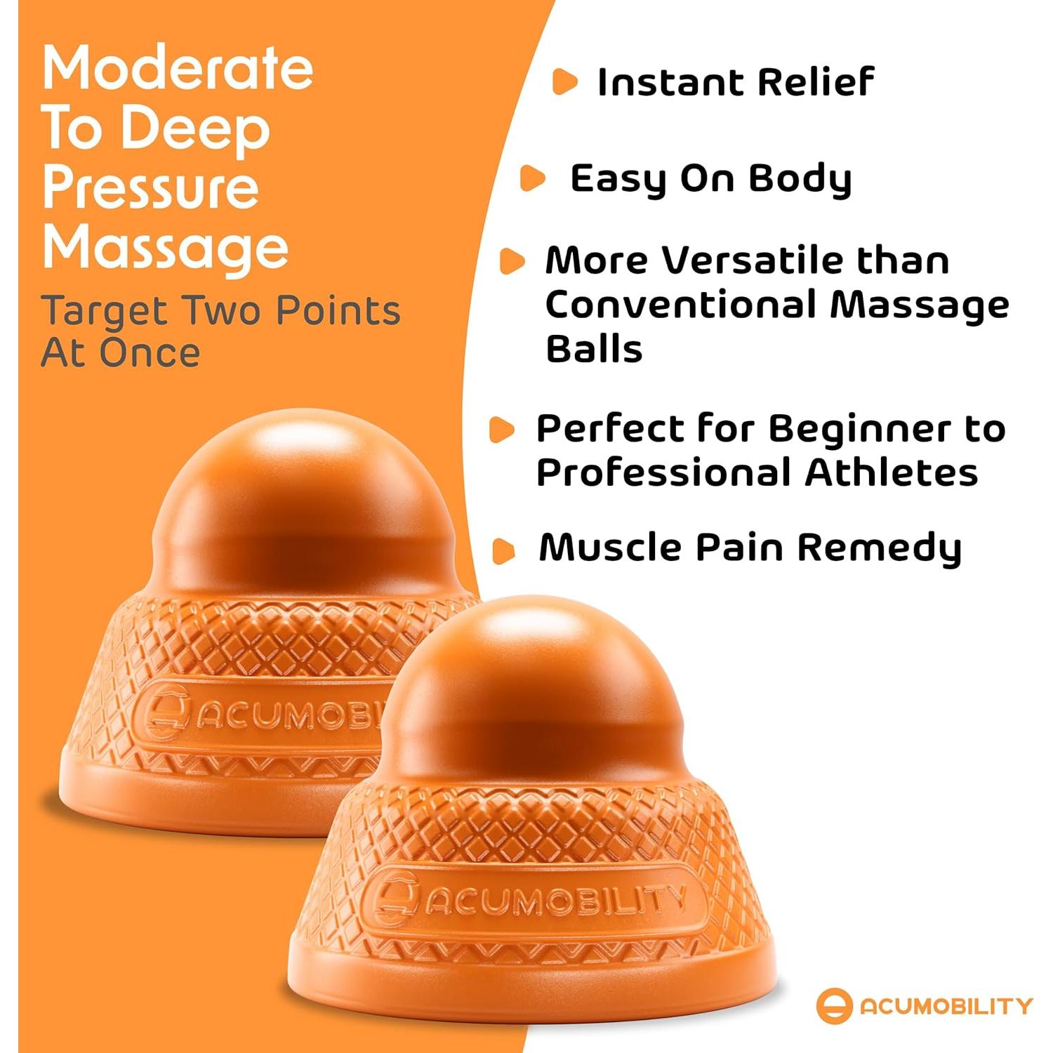 Bolas de Masaje Acumobility - 2 Paquete - Terapia Física