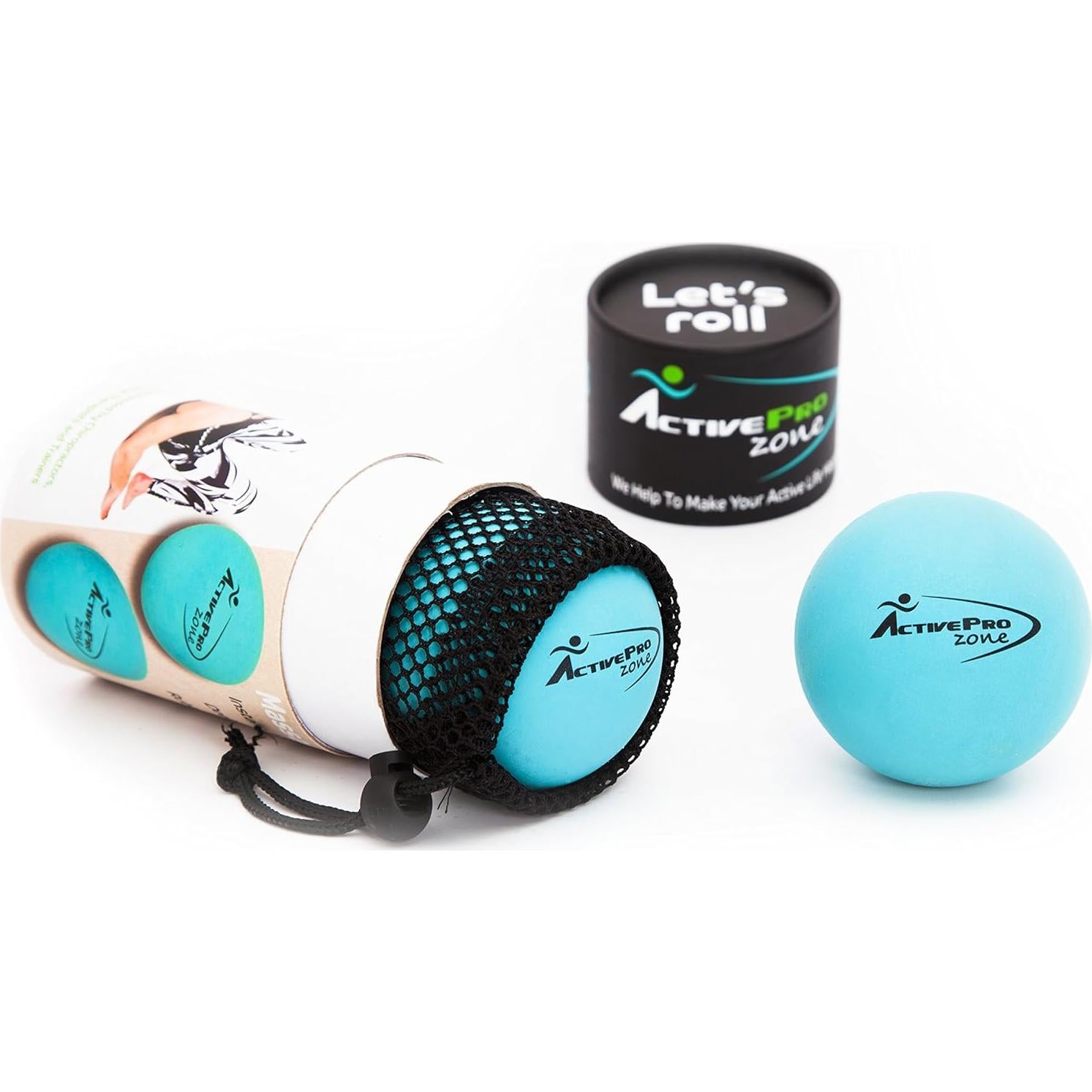 Bolas de Masaje Terapéuticas ActiveProZone - 2 Unidades 6.99cm