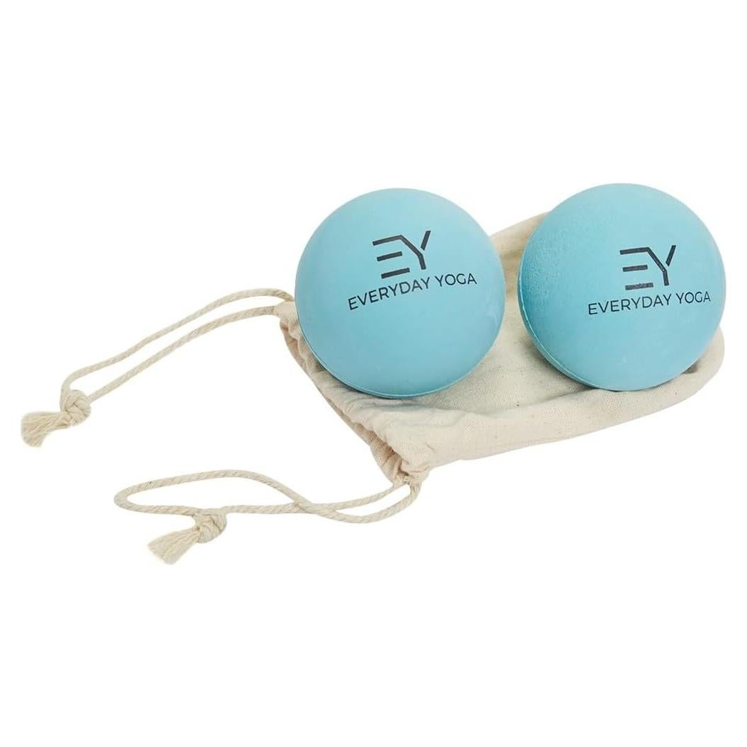 Bola de Masaje Terapéutica Yoga Diario Aqua - Set de 2 - 6.35 cm
