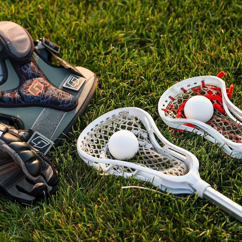 Conjunto de 6 Pelotas de Lacrosse EM2 - Goma Natural, 6.3 cm