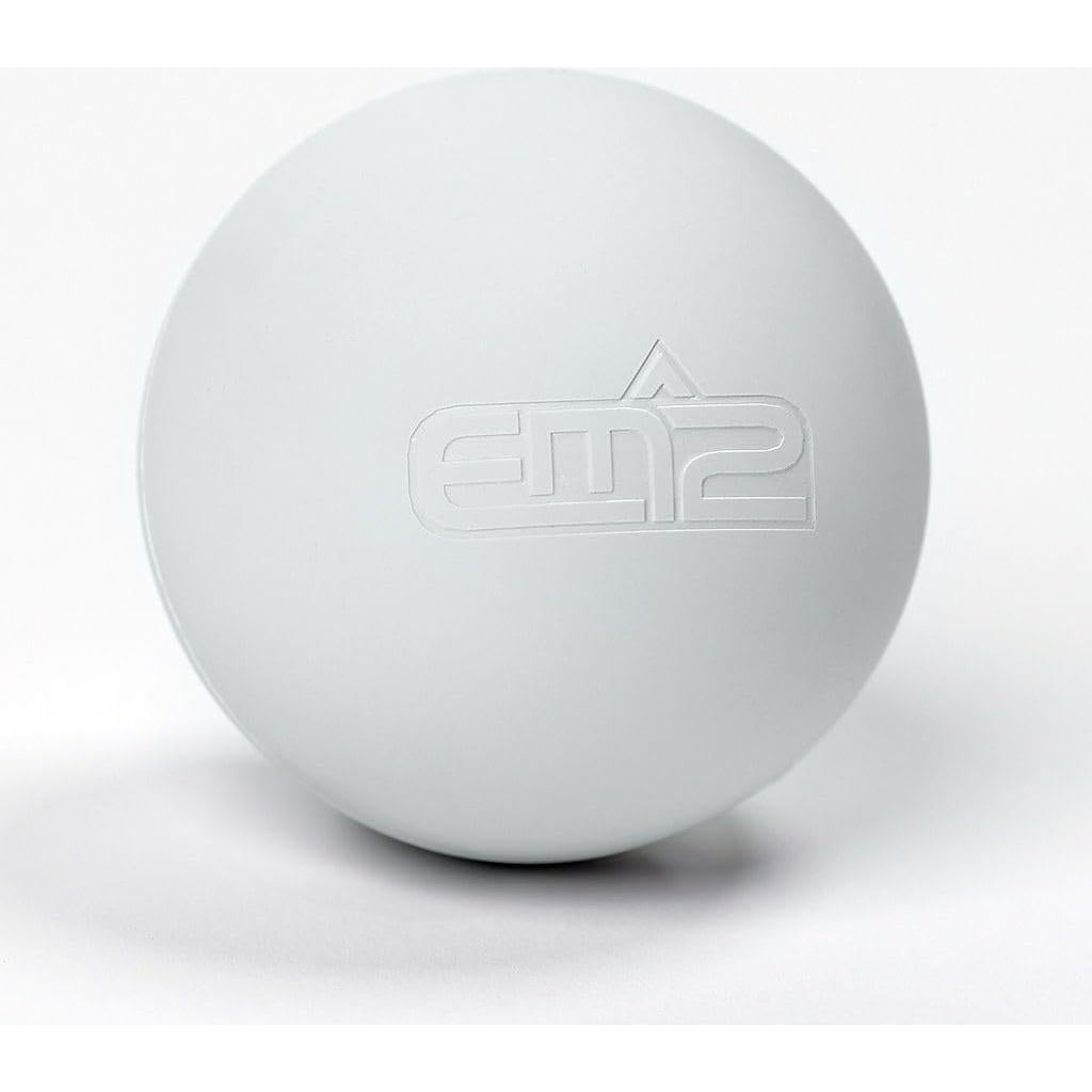 Conjunto de 6 Pelotas de Lacrosse EM2 - Goma Natural, 6.3 cm