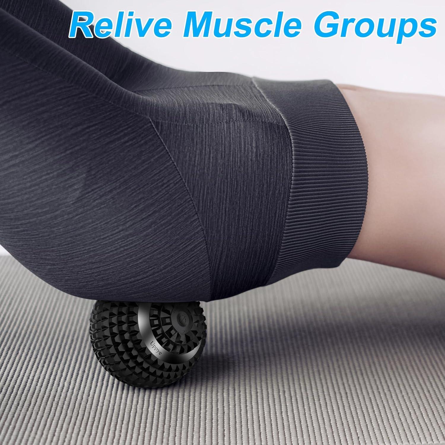 Masajeador de Bola Vibrante Uppye 9.57 cm 4 Velocidades Negro