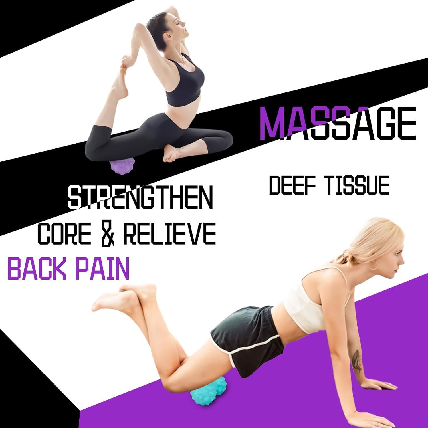 Set de 6 Pelotas de Masaje LITLUCIS para Alivio Muscular