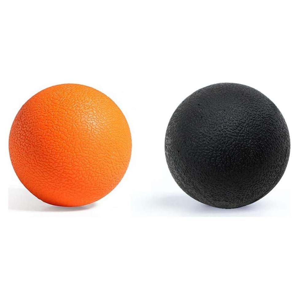 Bola de Masaje de Yoga Paissit 6.35 cm Naranja y Negro