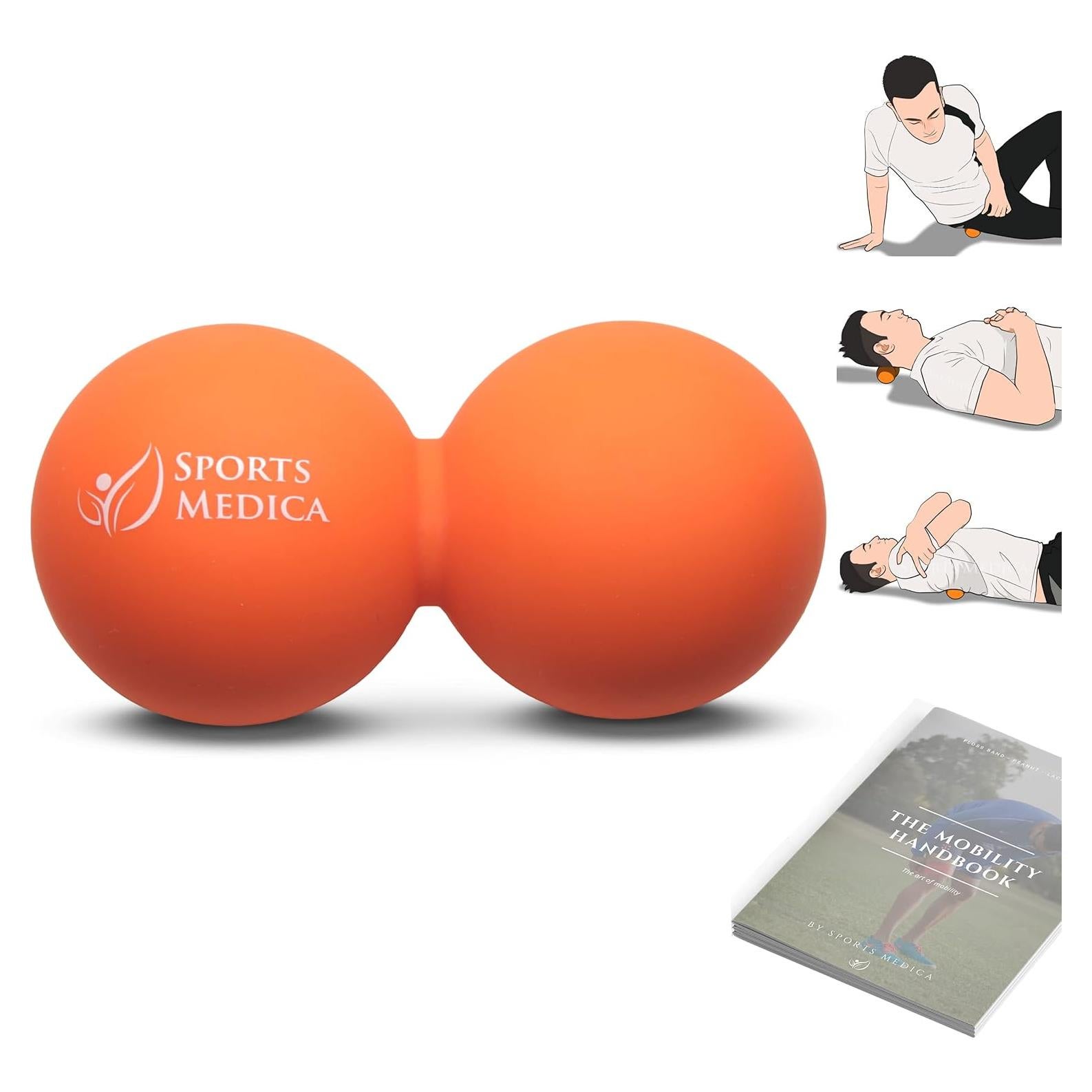 Bola de Masaje de Cacahuate Sports Medica - Terapia Doble