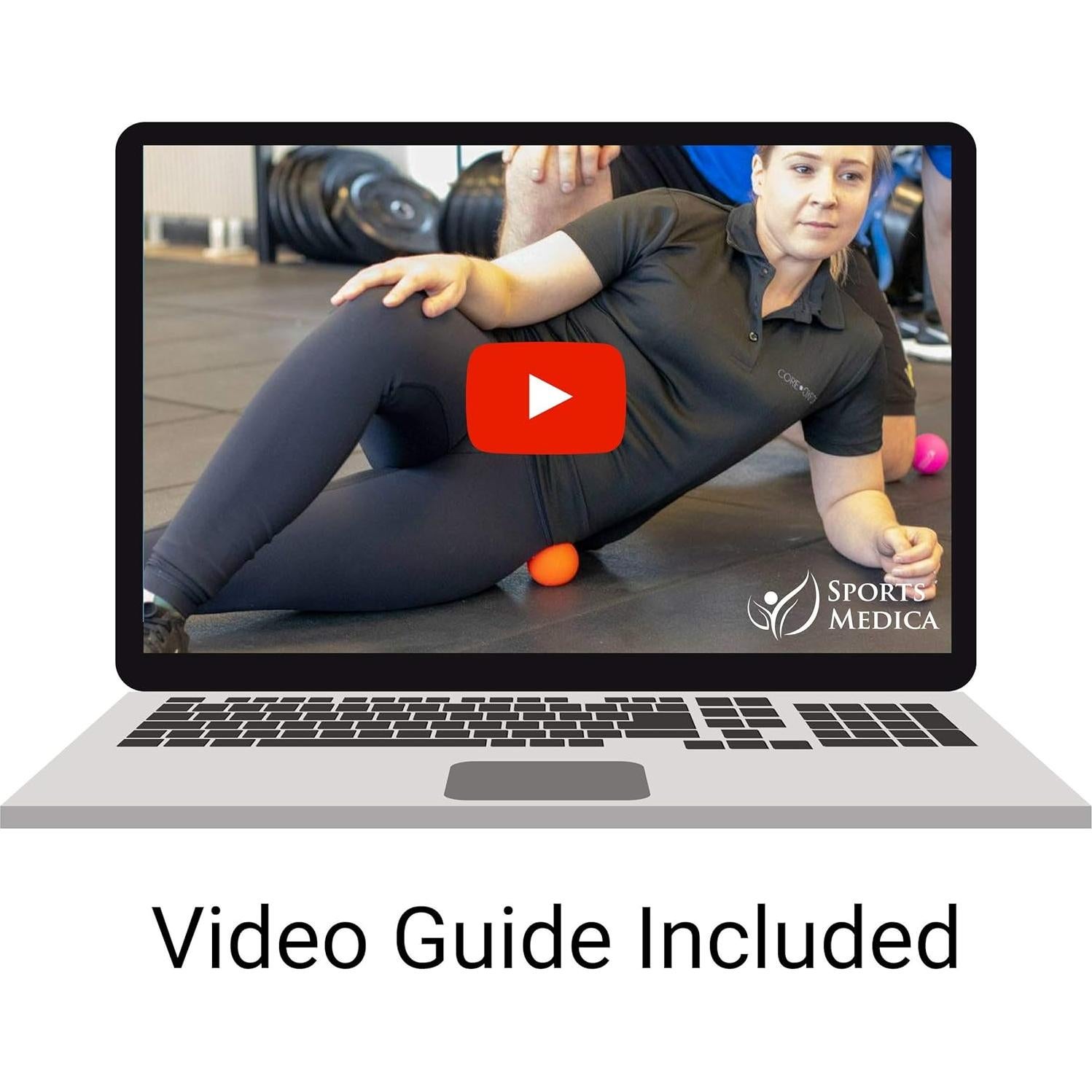 Bola de Masaje de Cacahuate Sports Medica - Terapia Doble