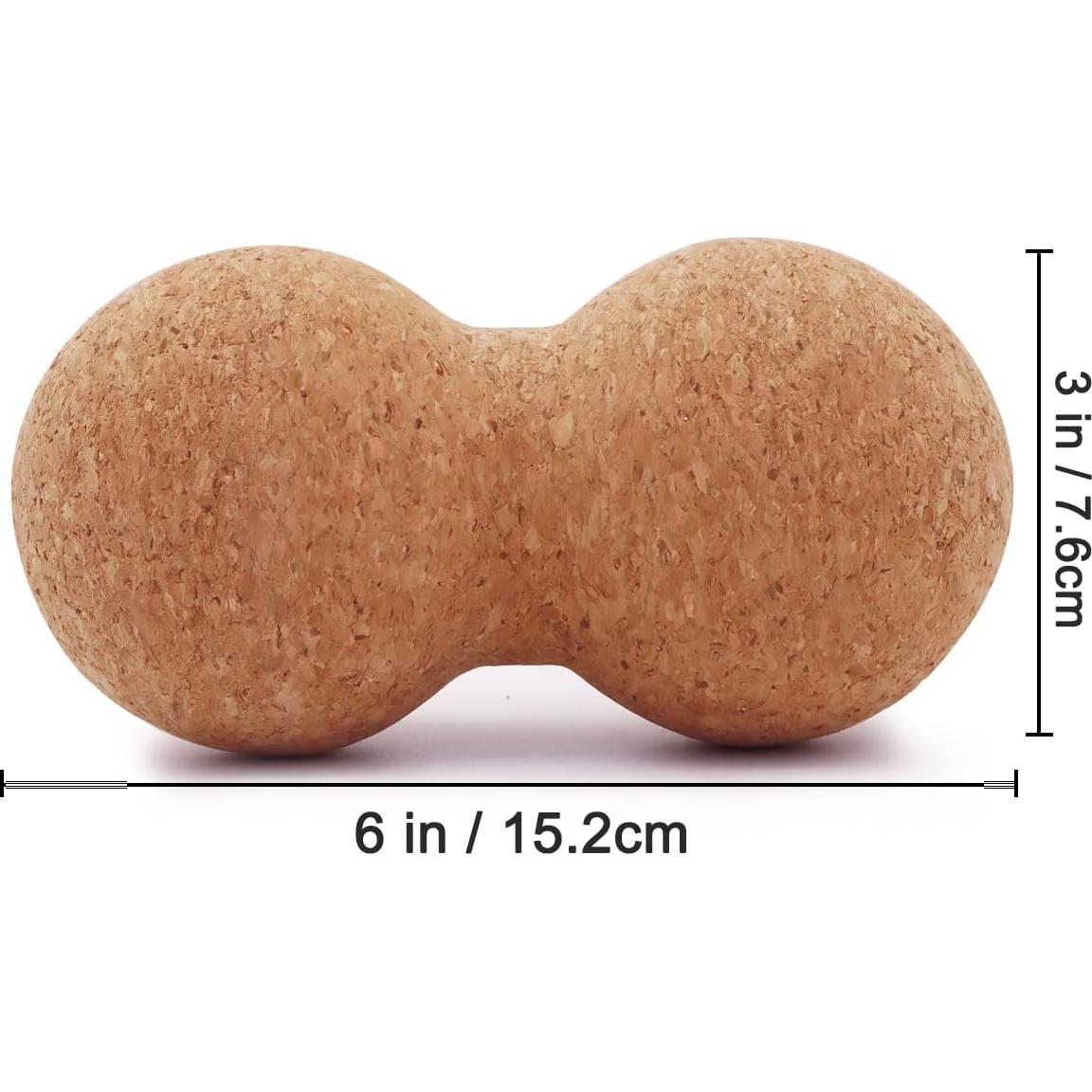 Bola de Masaje de Corcho KITWILD para Alivio Muscular 1 Paquete