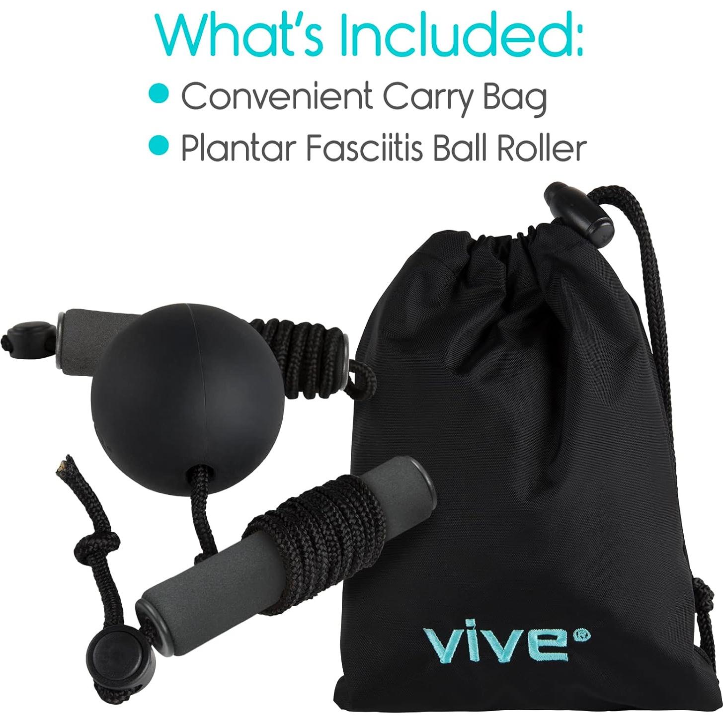 Rodillo de Masaje Vive Health para Pies - Alivio Fasciitis 6.35 cm