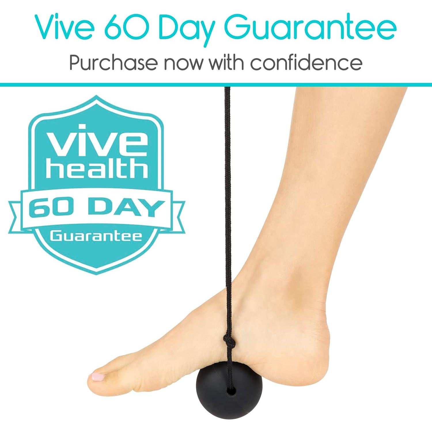 Rodillo de Masaje Vive Health para Pies - Alivio Fasciitis 6.35 cm