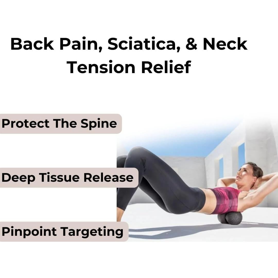 Rodillo de Masaje Rollga Peanut - Terapia Física 12x24cm