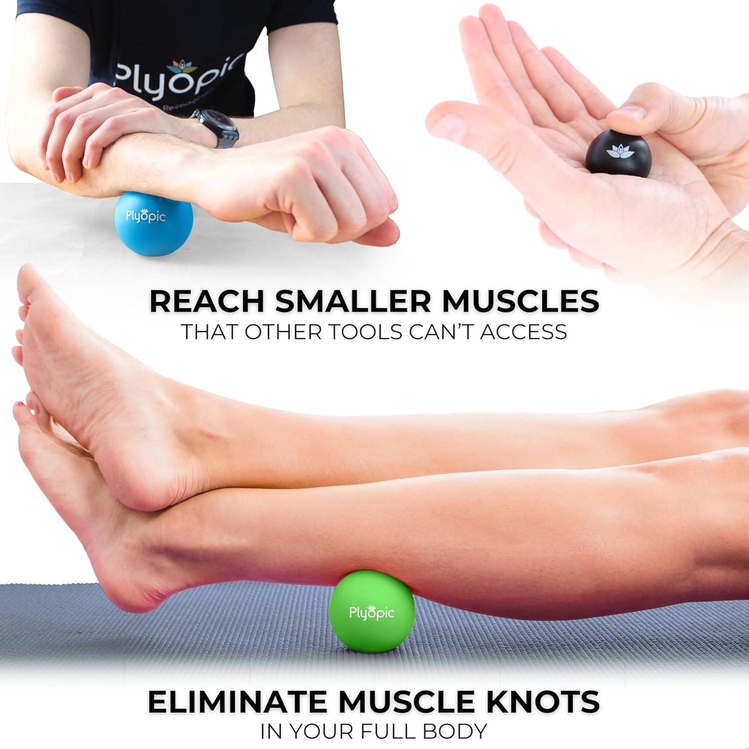 Conjunto de 3 Pelotas de Masaje Plyopic - Alivio Muscular