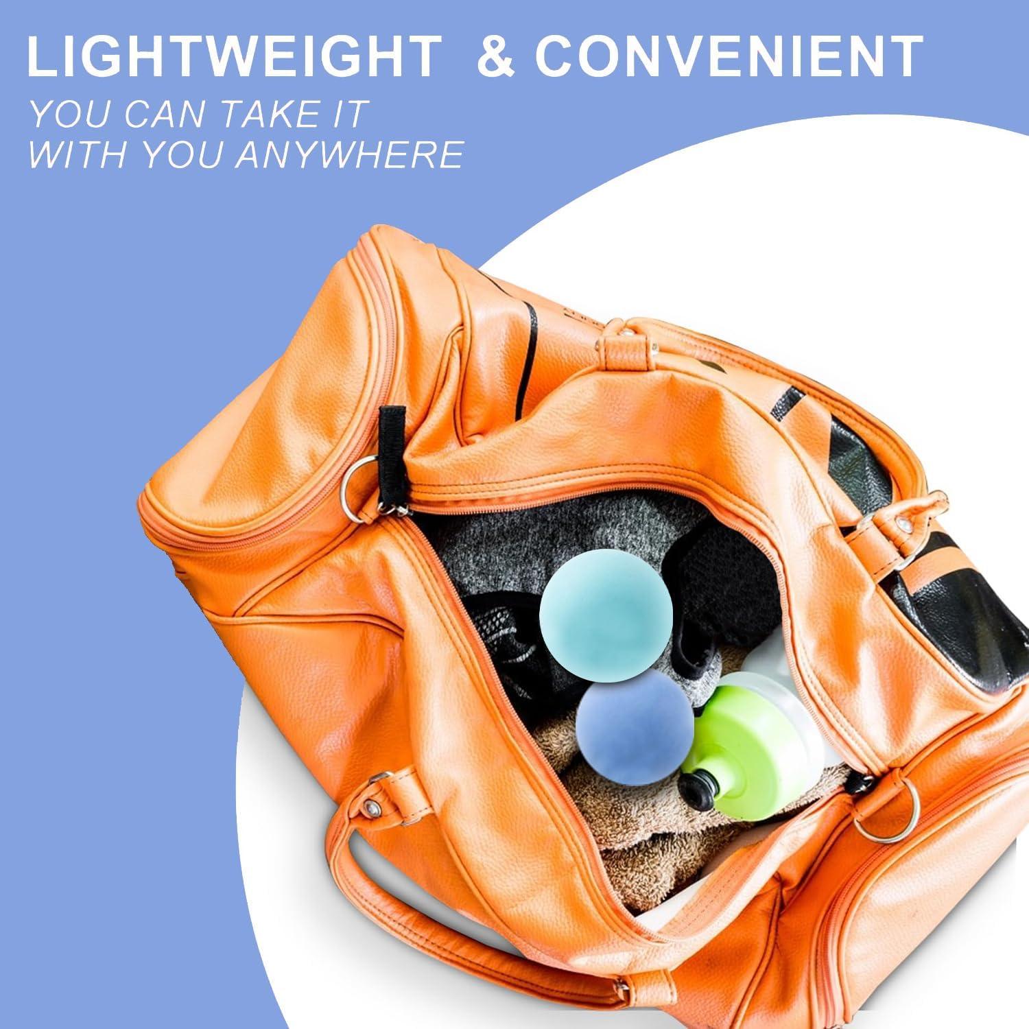 Juego de Pelotas de Masaje MAROJAP - 2 Pelotas Firmes Azul