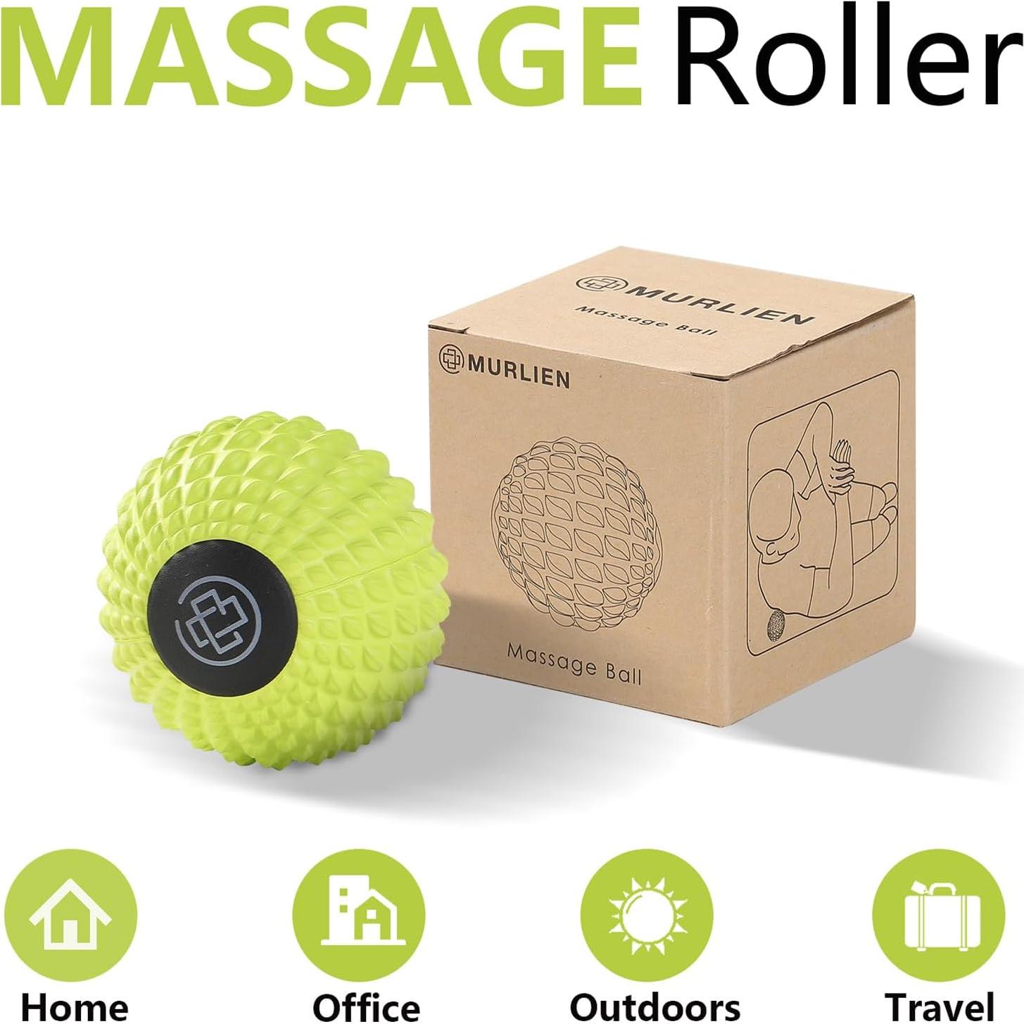 Bola de Masaje MURLIEN 8cm Verde - Masajeador Tejido Profundo