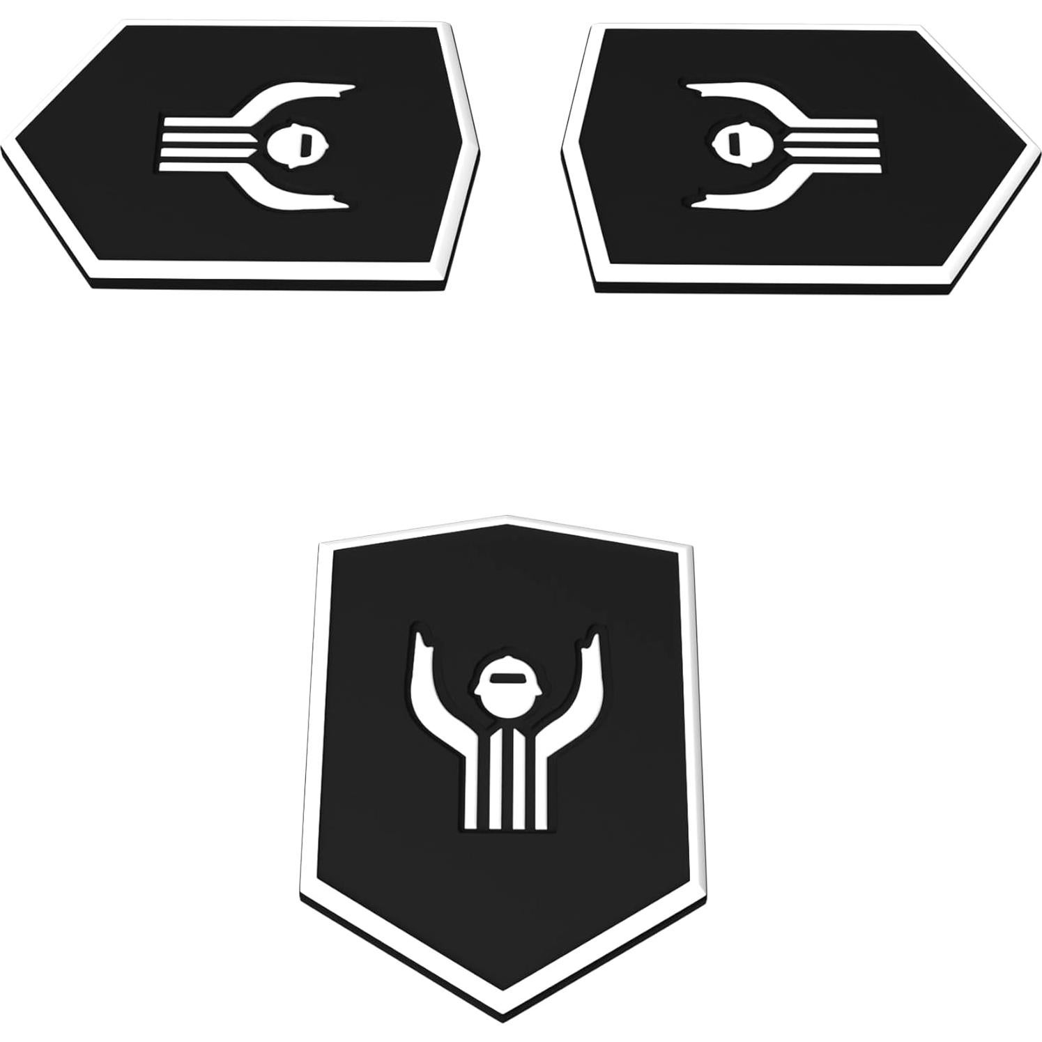 Tapones de Pelota de Lacrosse GCA Pro 3 Piezas - Goma Negra