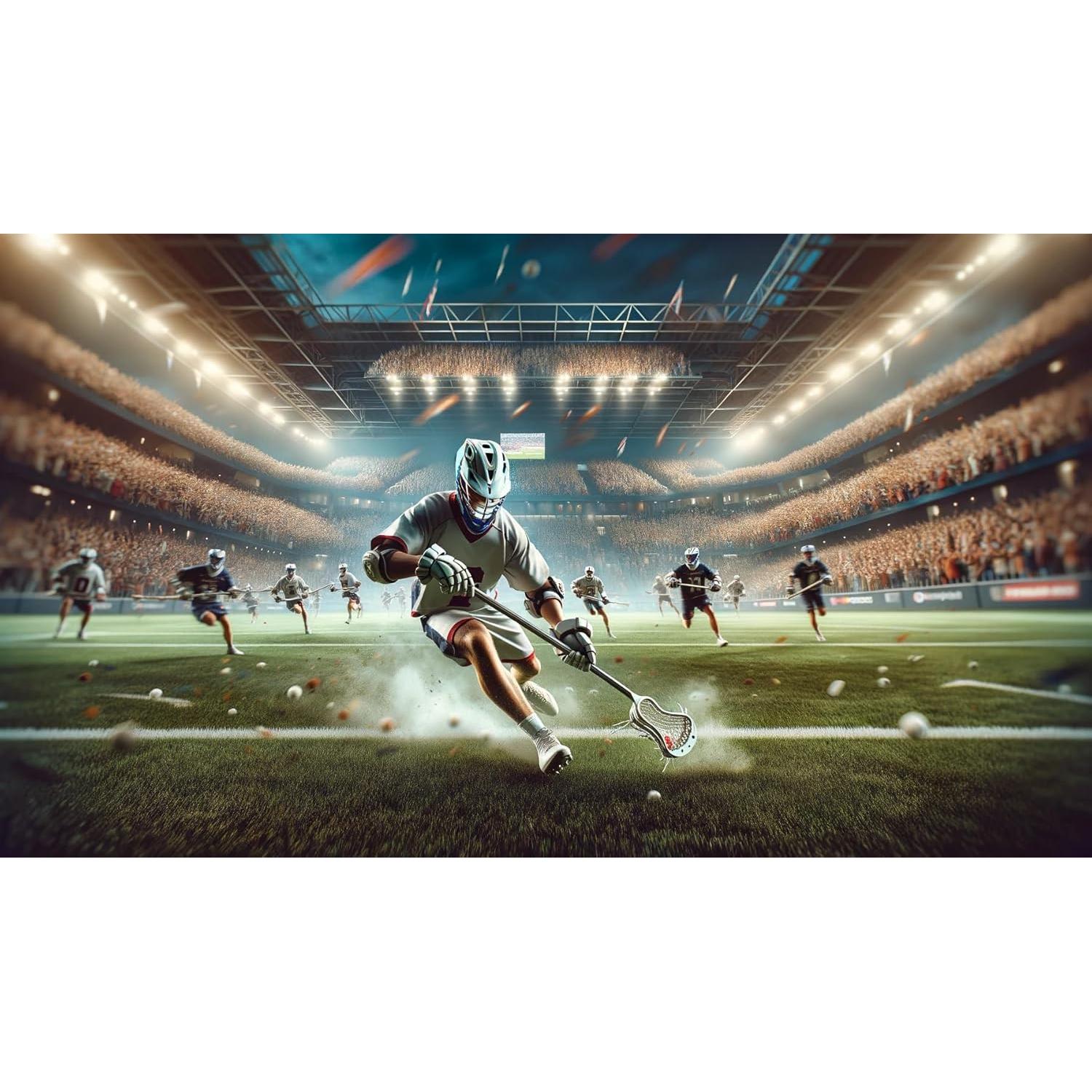 Tapones de Pelota de Lacrosse GCA Pro 3 Piezas - Goma Negra