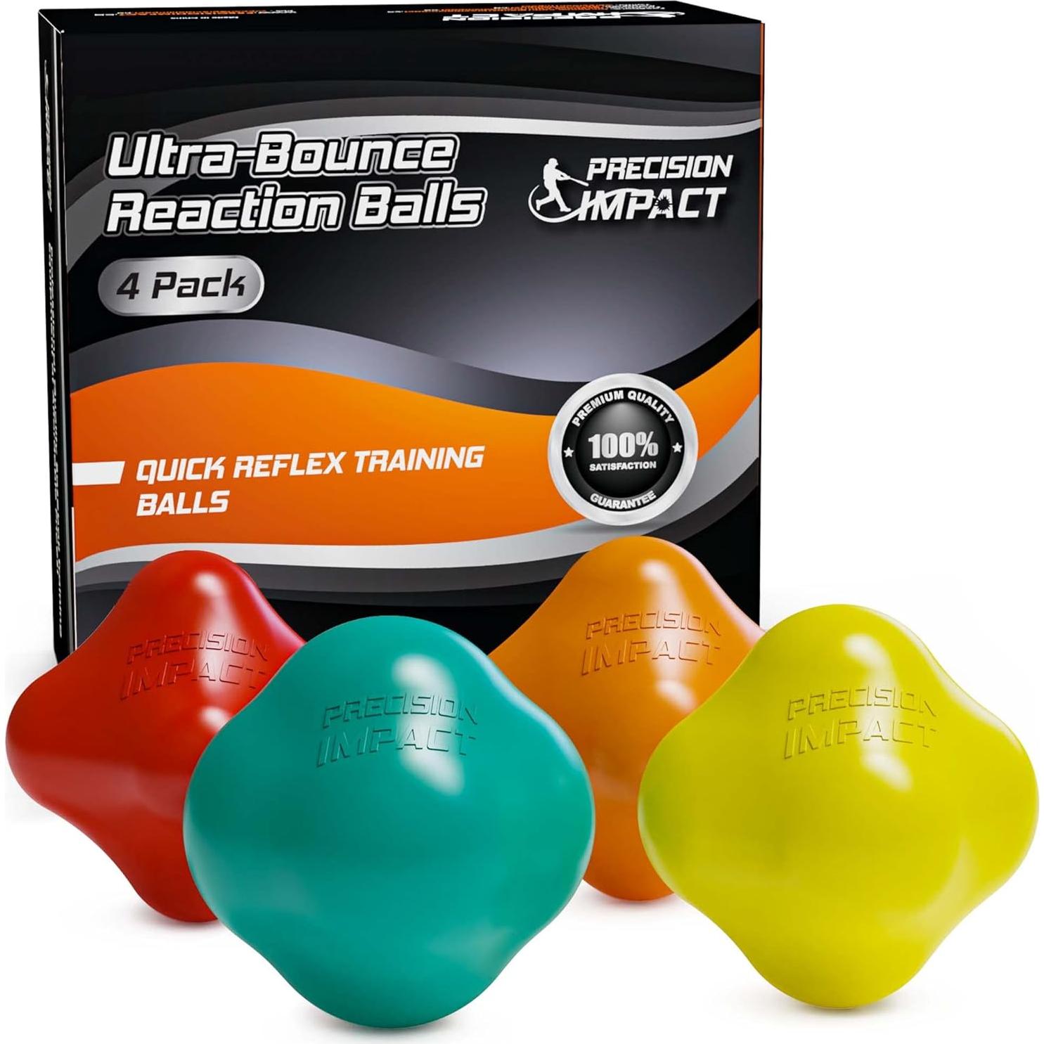 Pelotas de Reacción Ultra-Bounce Precision Impact - 4 Niveles