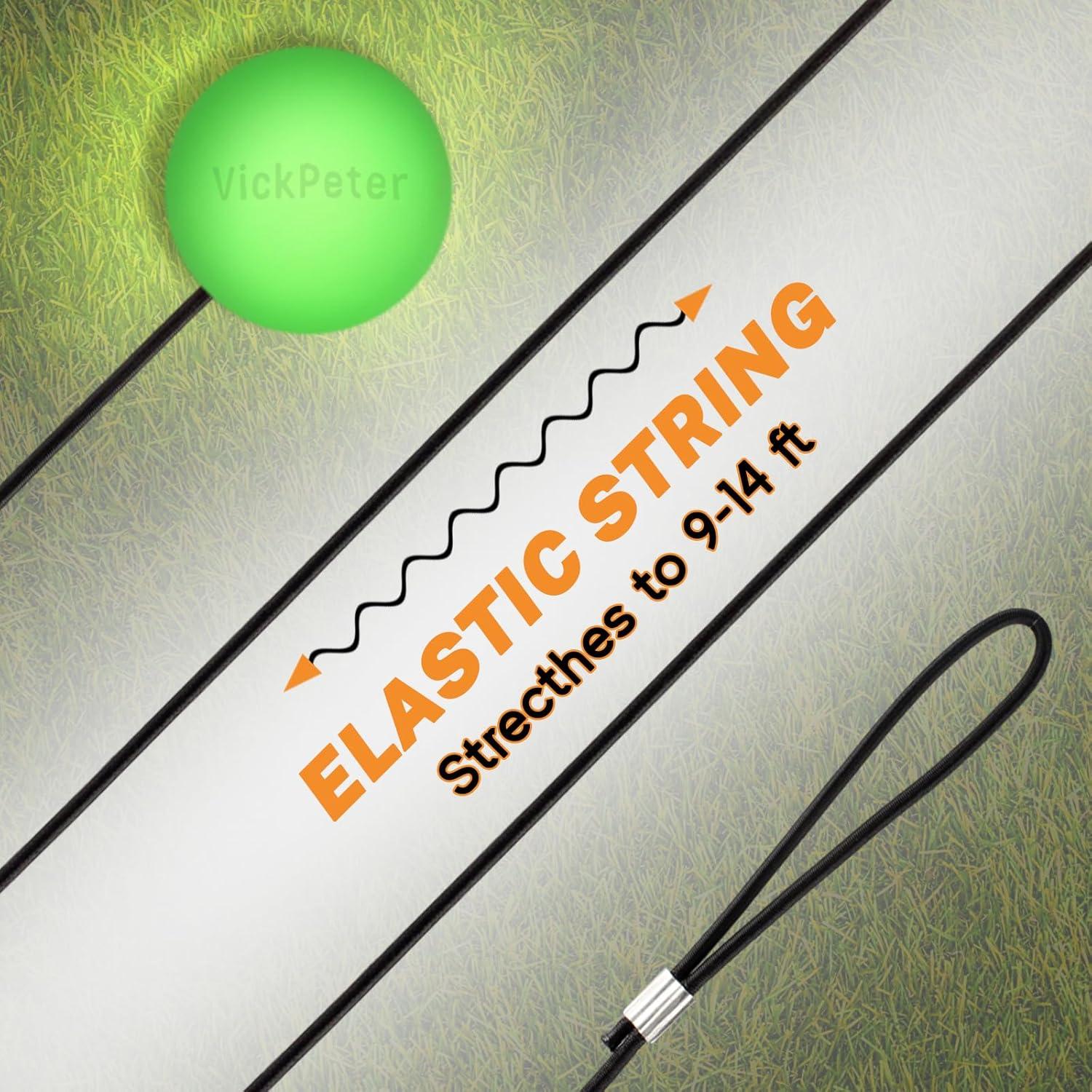 Rebotador de Lacrosse VICKPETER con 2 Pelotas y LED