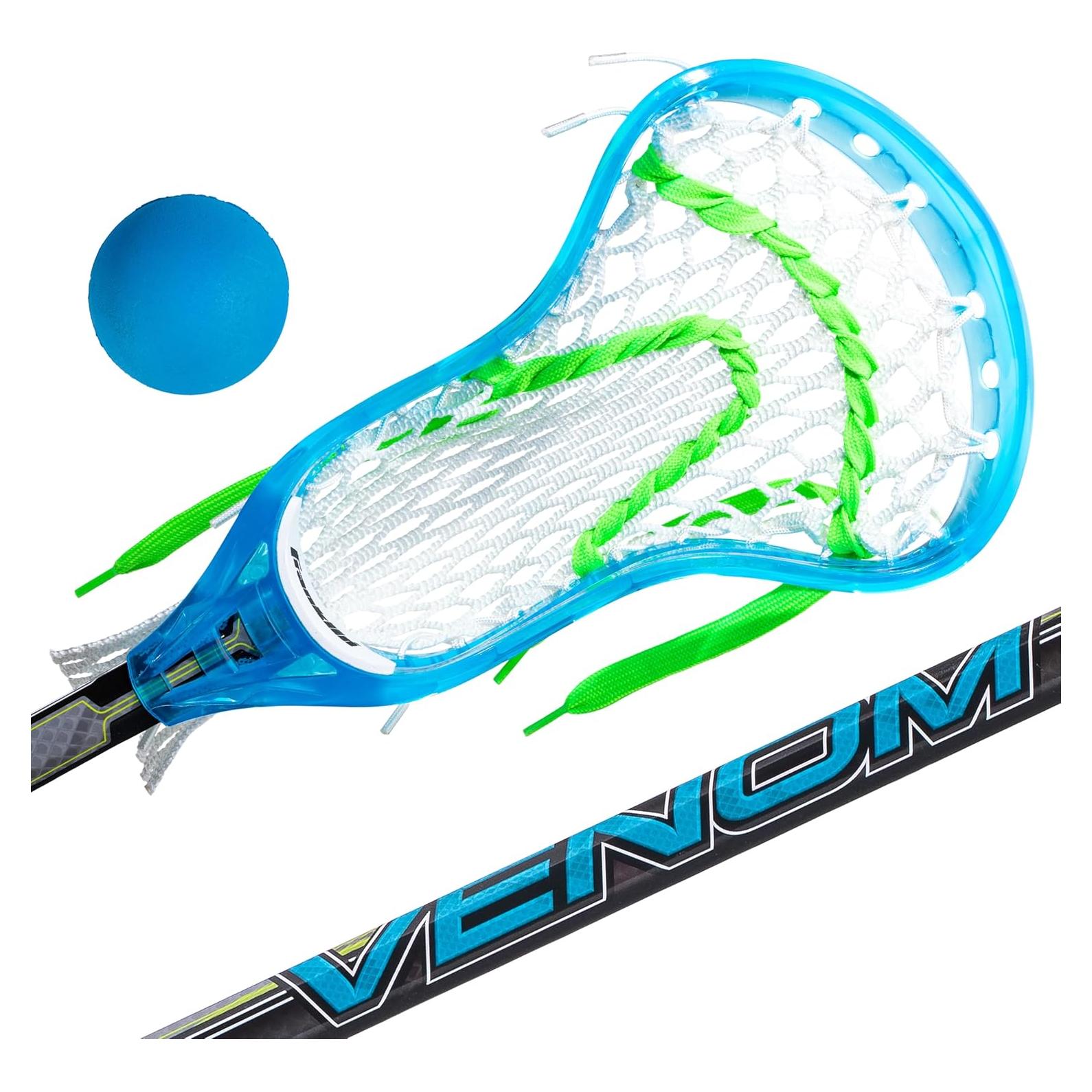 Conjunto de Palo de Lacrosse Mini Franklin Sports 34" Azul