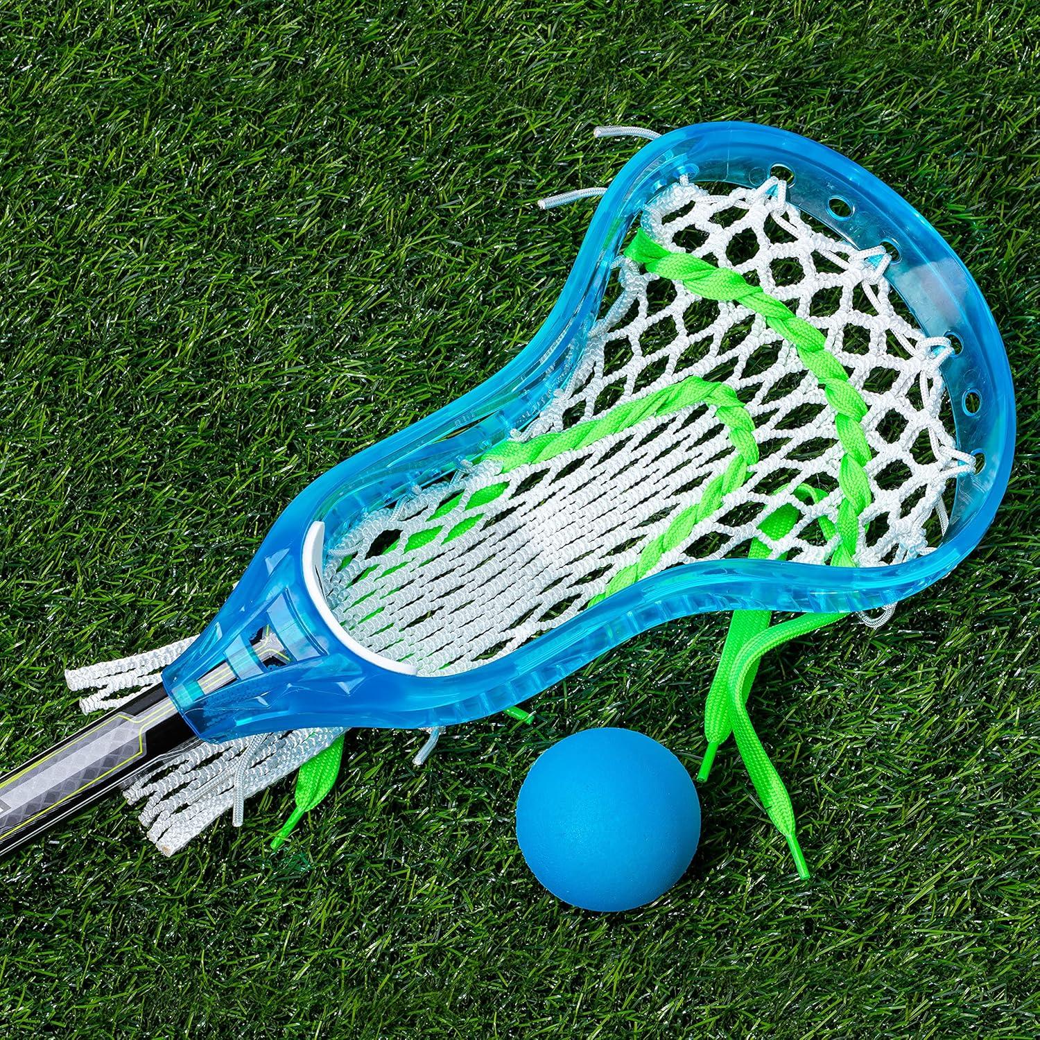 Conjunto de Palo de Lacrosse Mini Franklin Sports 34" Azul