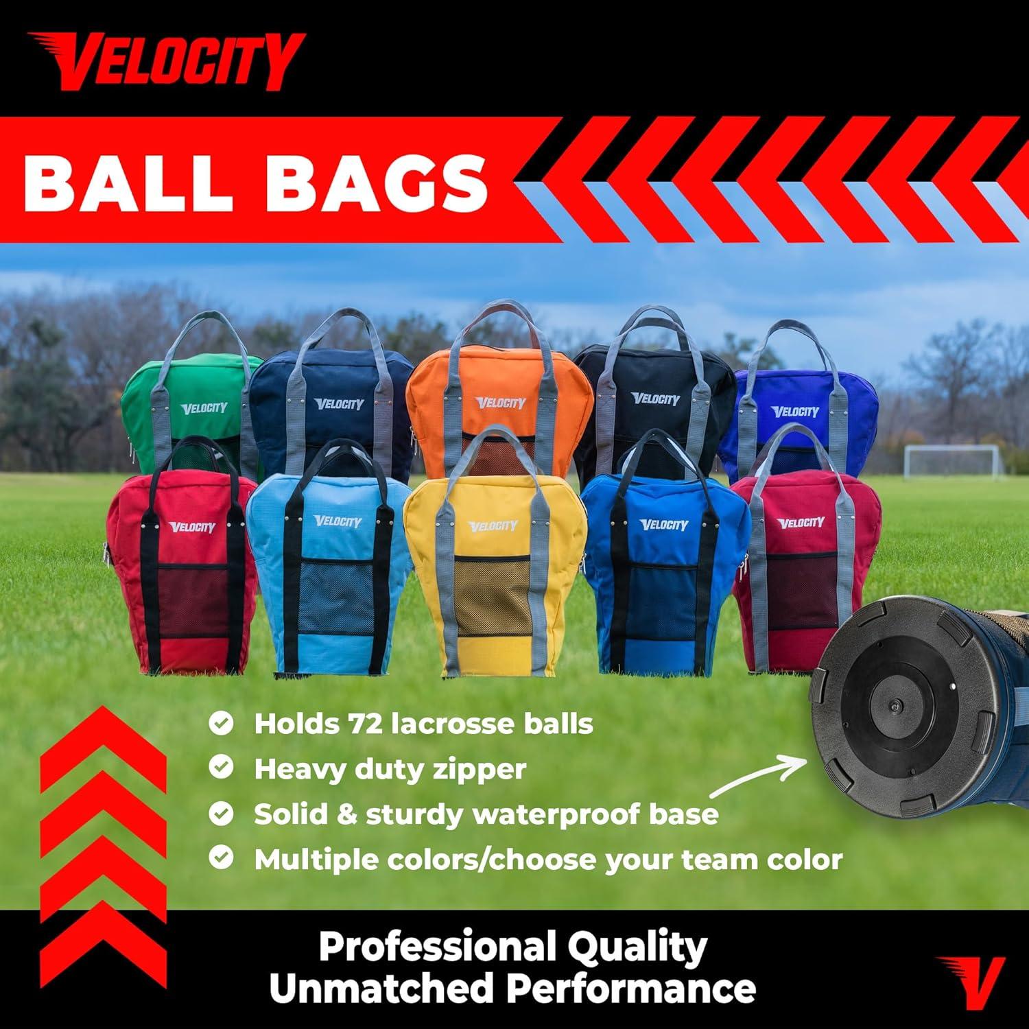 Bolsa de Pelotas Multipropósito Velocity - Capacidad 72 Pelotas